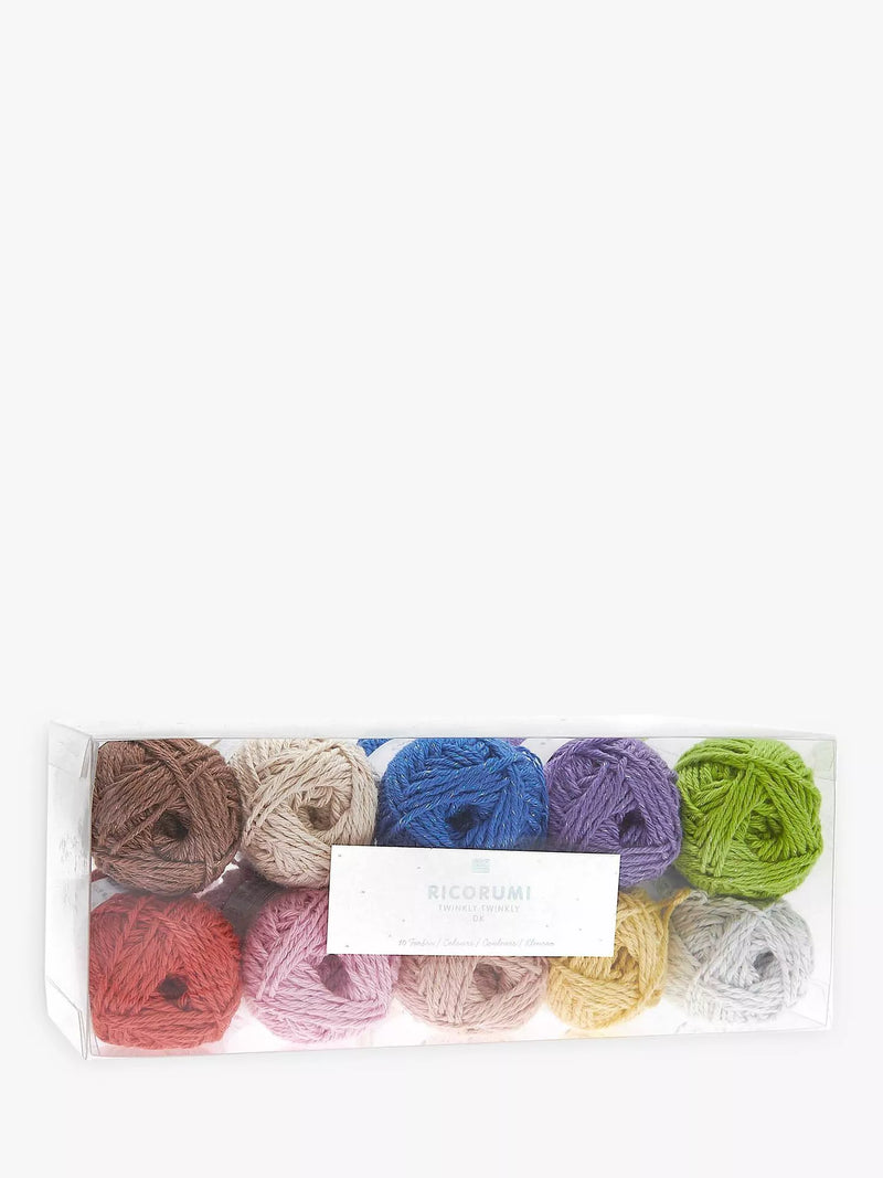 Rico Design Twinkly Twinkly DK yarn 10 x 25g (British brand)