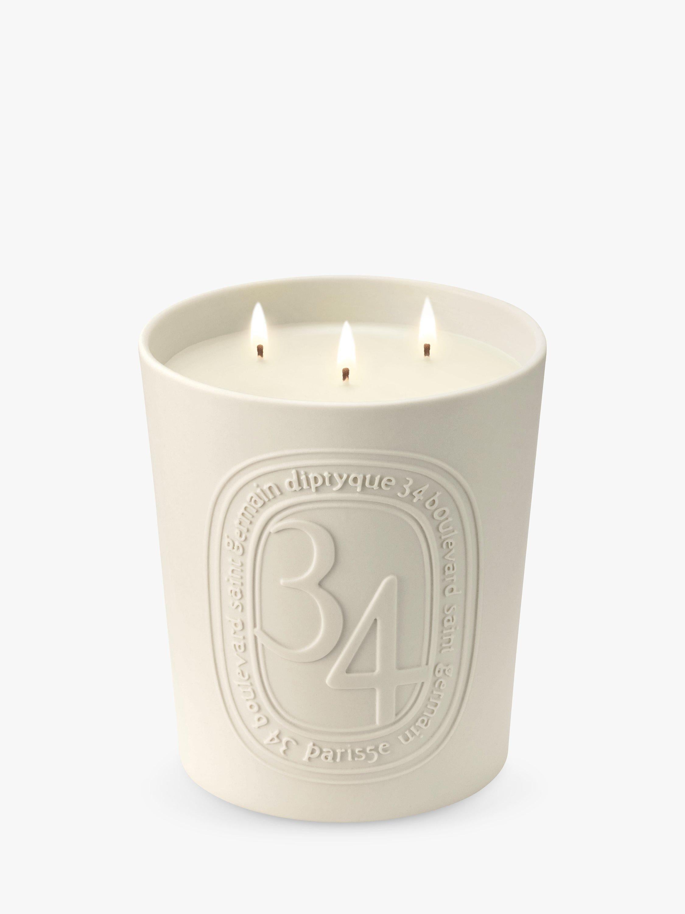 Diptyque 34 Boulevard Saint Germain porcelain candle 600g - British product