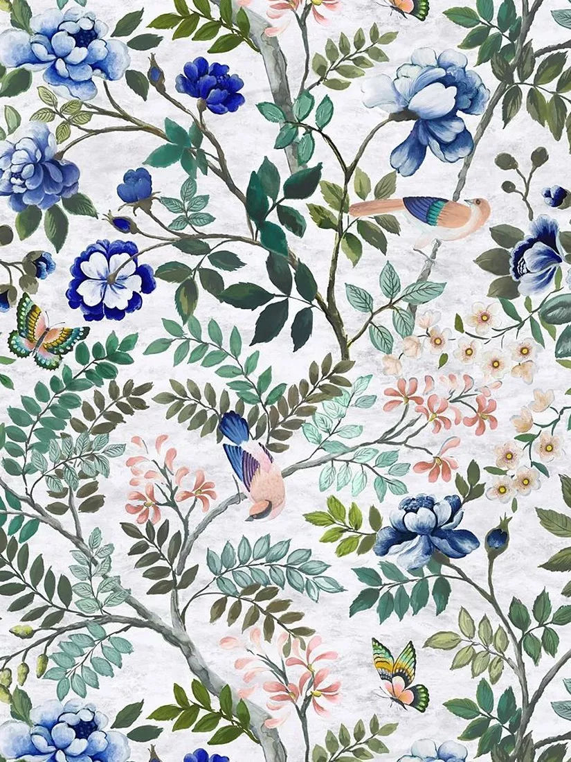 Designers Guild Porcelaine de Chine Floral Furnishing Fabric 137cm