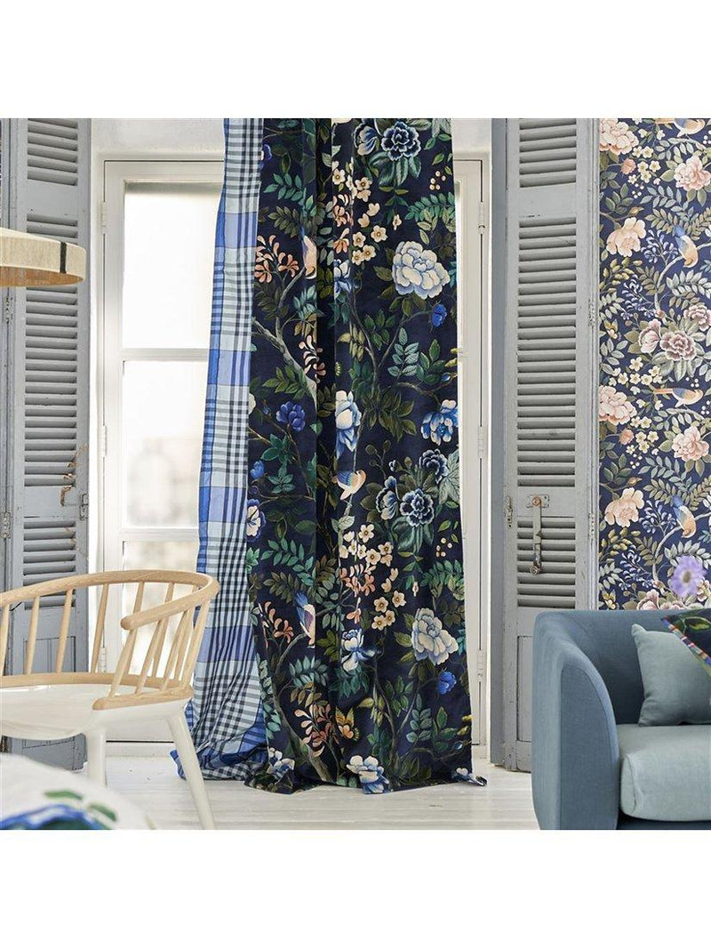Designers Guild Porcelaine de Chine velvet fabric 137cm (British brand)