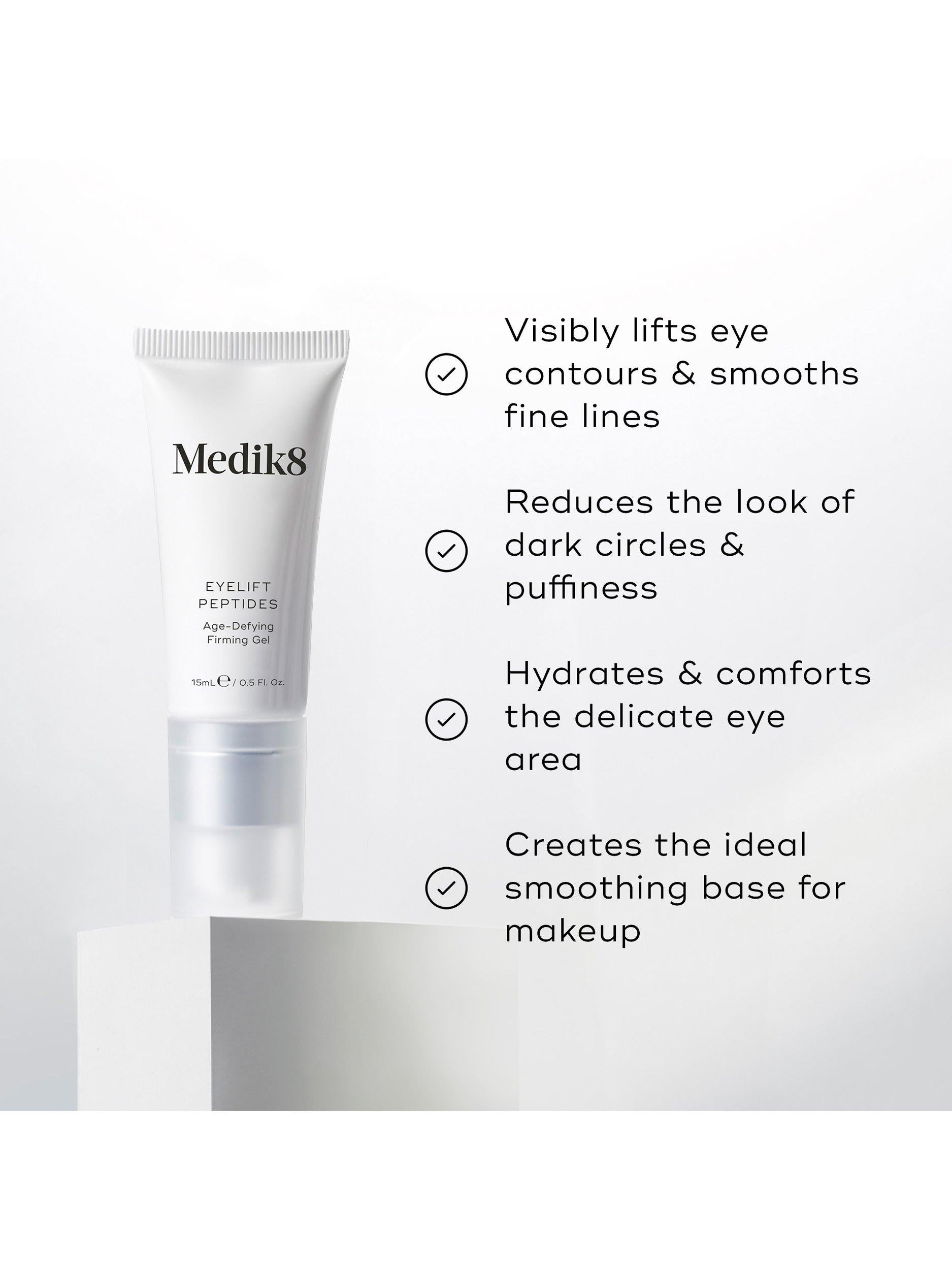 Medik8 Eyelift Peptides eye firming gel 15ml, UK version
