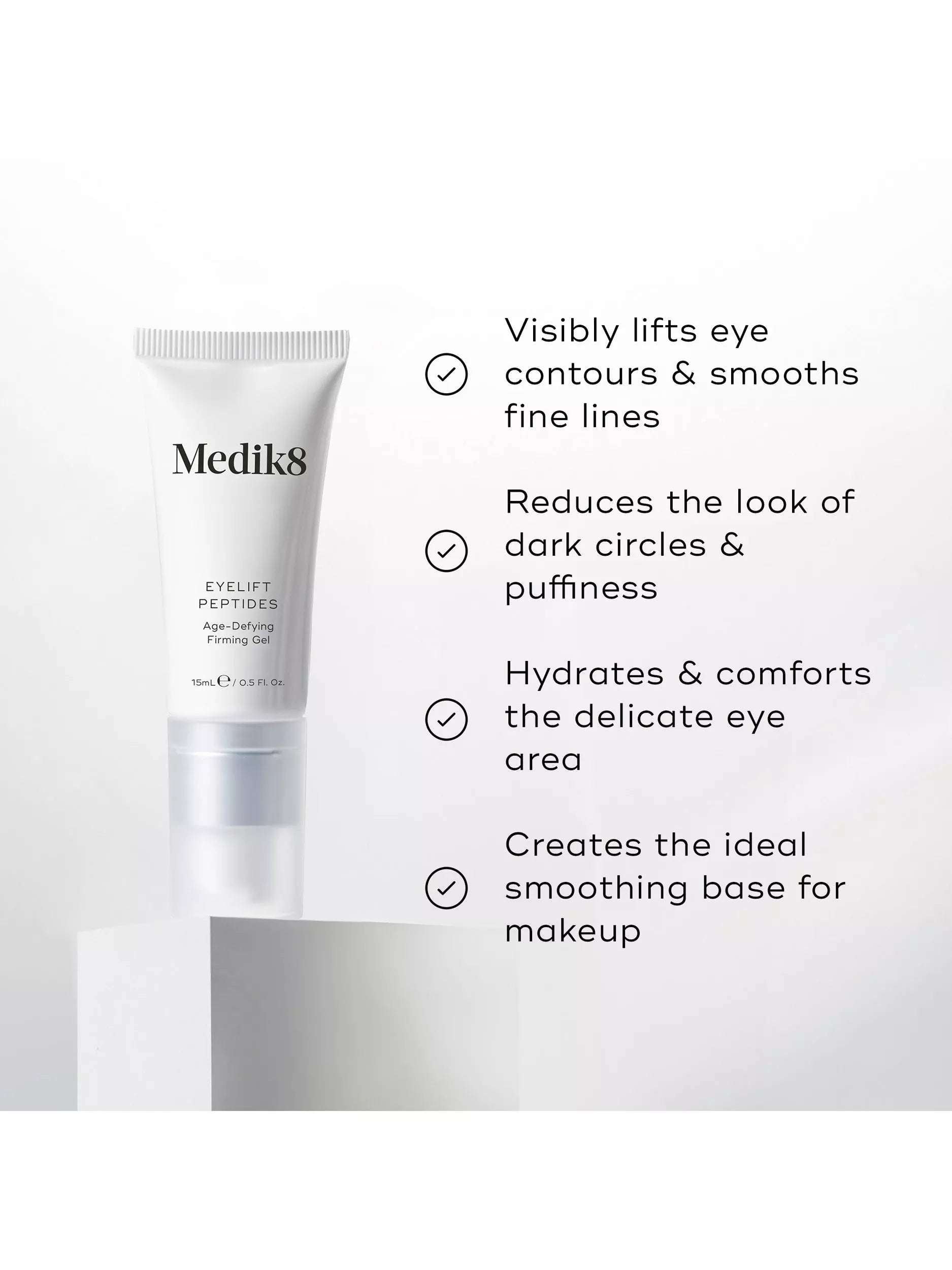 Medik8 Eyelift Peptides eye firming gel 15ml, UK version