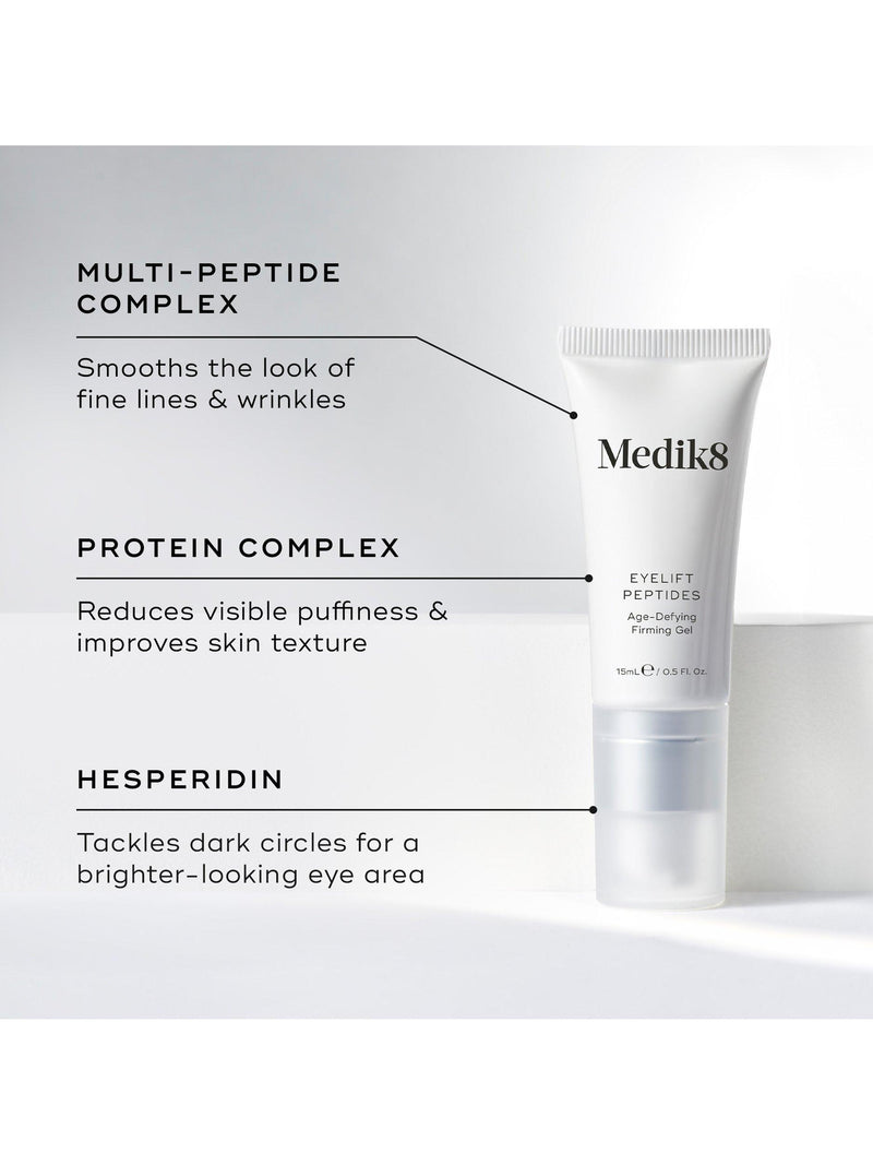 Medik8 Eyelift Peptides eye firming gel 15ml, UK version
