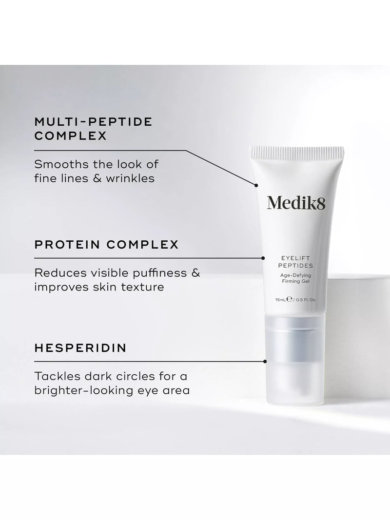 Medik8 Eyelift Peptides eye firming gel 15ml, UK version