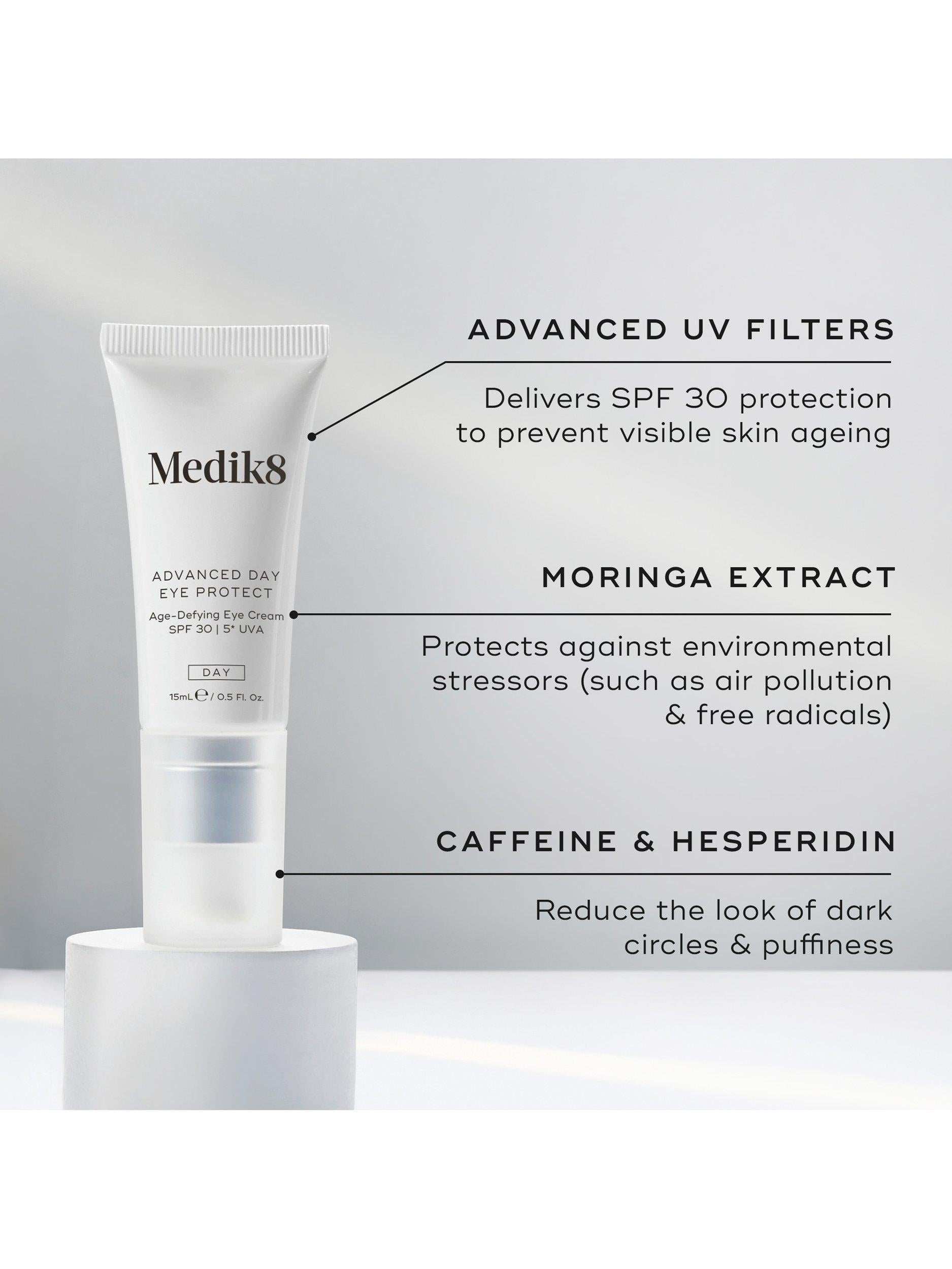 Medik8 Advanced Day Eye Protect eye cream SPF 30 15ml (British brand)