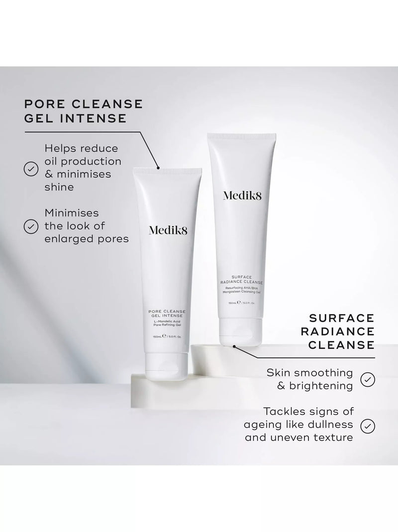 Medik8 resurfacing AHA BHA cleansing gel 150ml (British brand)