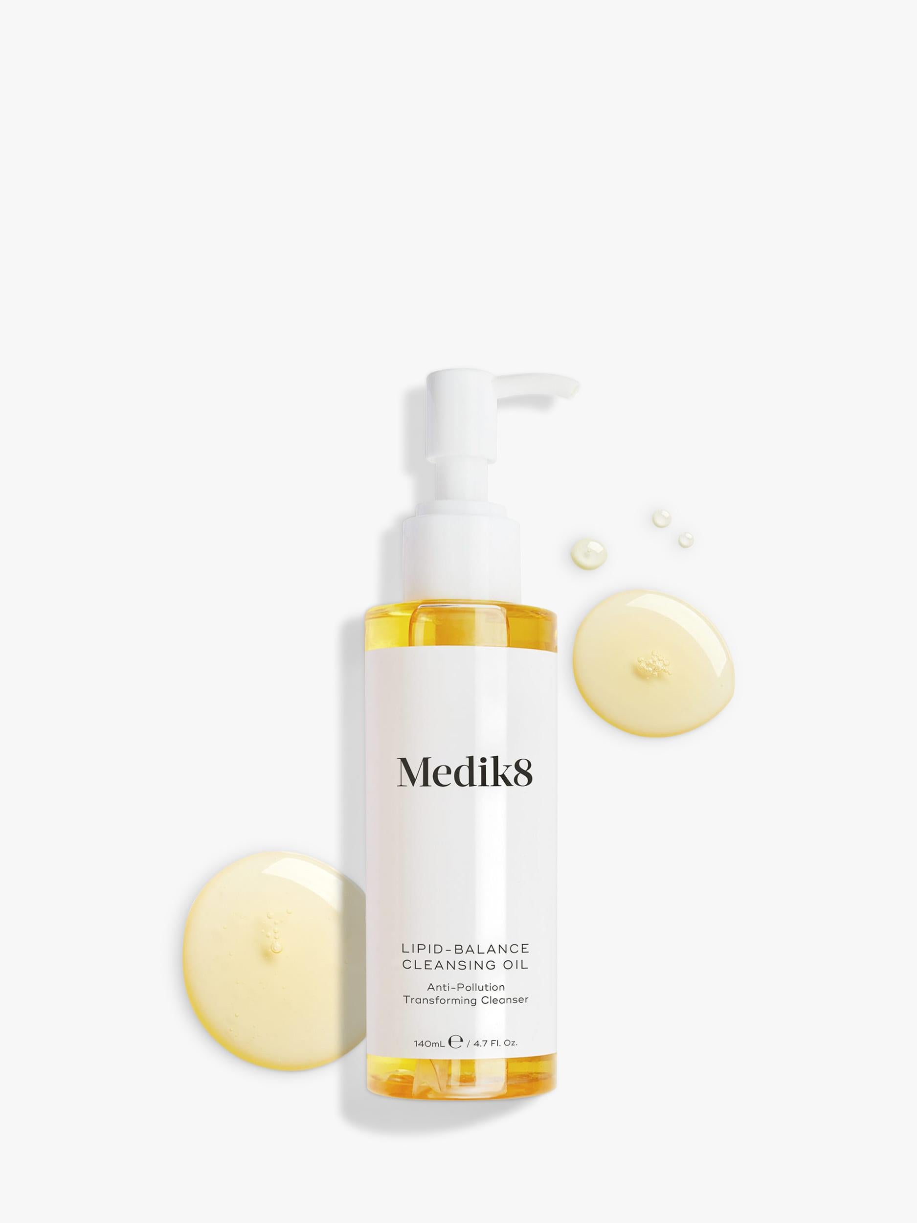 Medik8 Lipid-Balance Anti-Pollution Transforming Cleansing Oil 140ml, imported from the UK