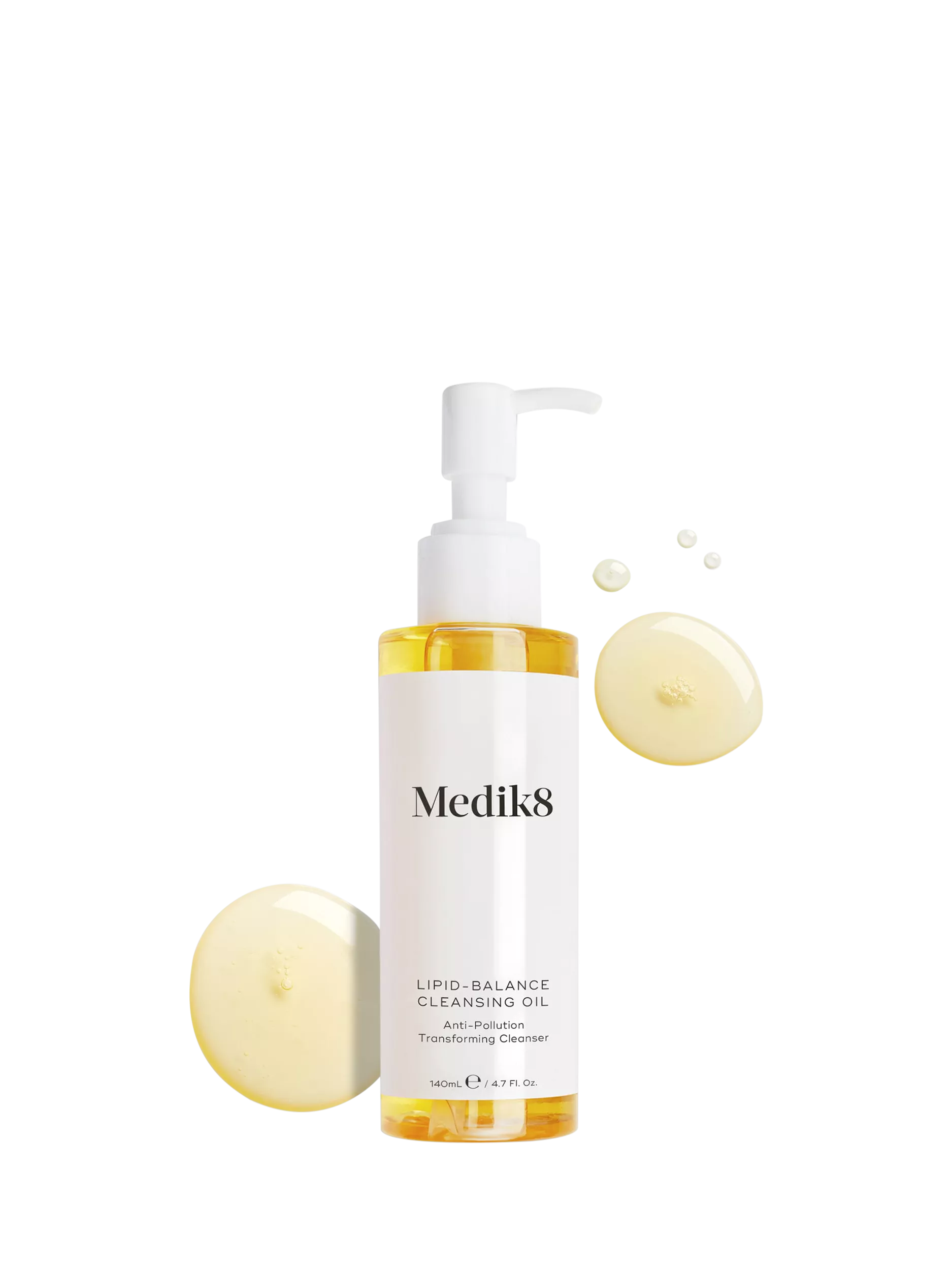 Medik8 Lipid-Balance Anti-Pollution Transforming Cleansing Oil 140ml, imported from the UK