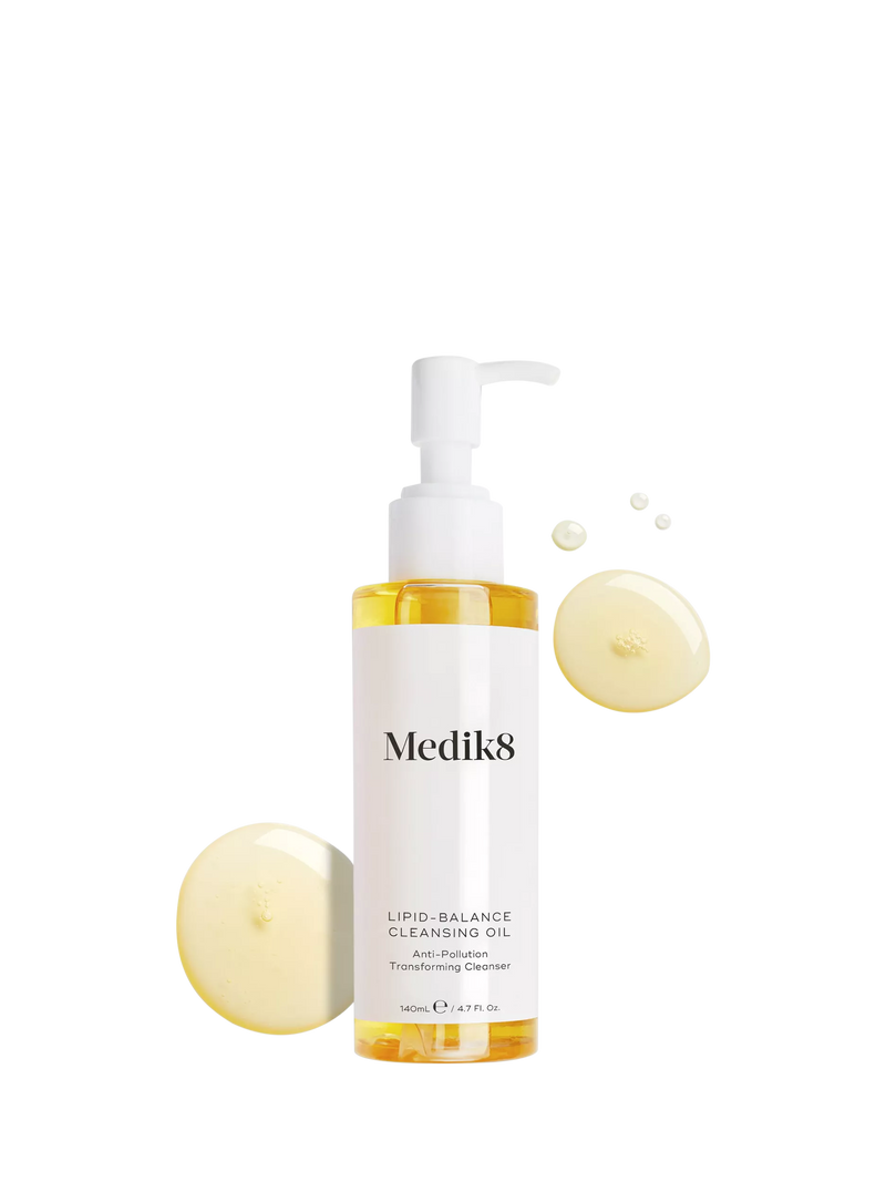 Medik8 Lipid-Balance Anti-Pollution Transforming Cleansing Oil 140ml, imported from the UK