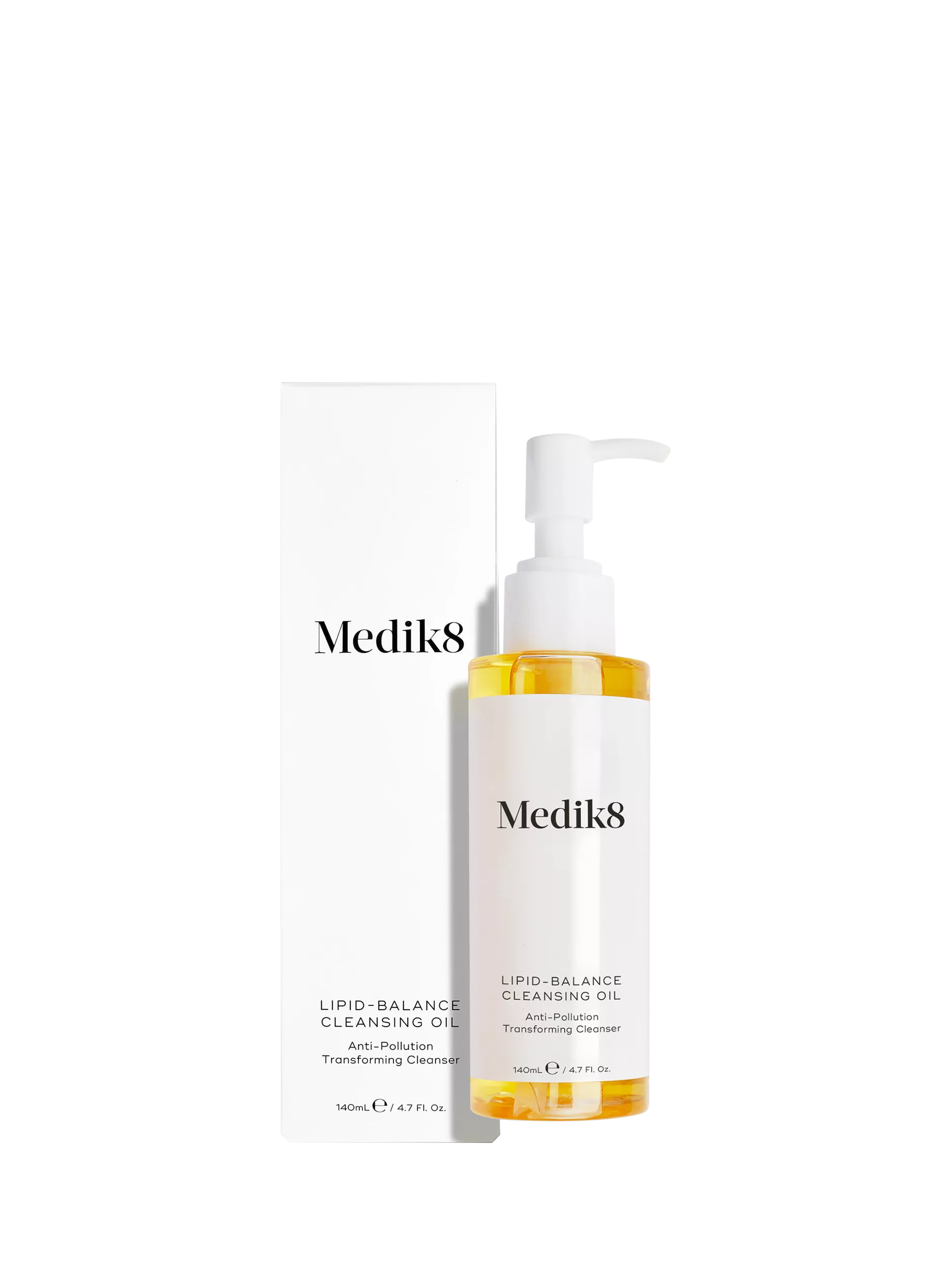 Medik8 Lipid-Balance Anti-Pollution Transforming Cleansing Oil 140ml, imported from the UK