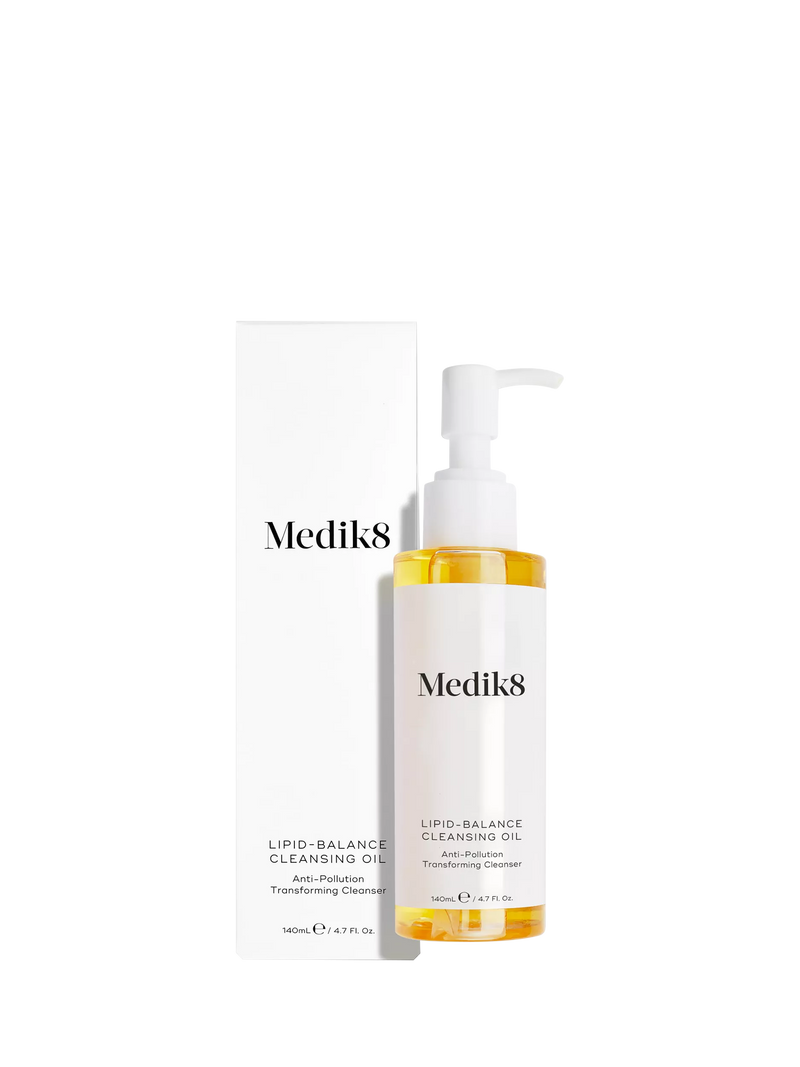 Medik8 Lipid-Balance Anti-Pollution Transforming Cleansing Oil 140ml, imported from the UK