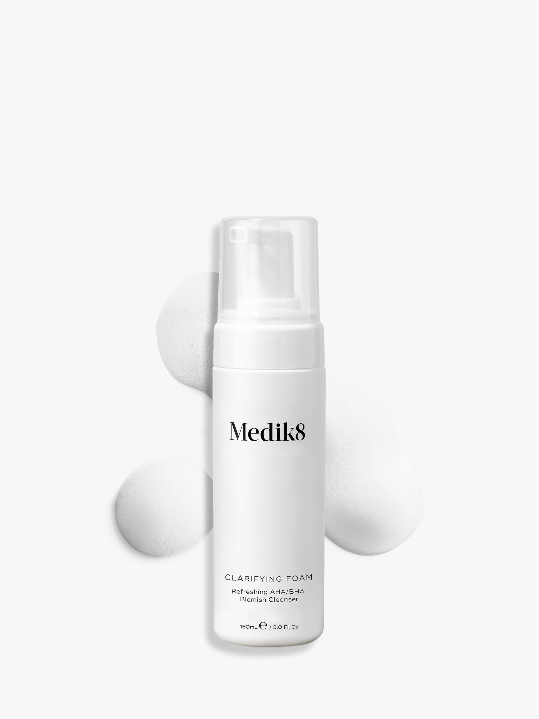 Medik8 clarifying foam AHA/BHA blemish cleanser 150ml, imported from the UK
