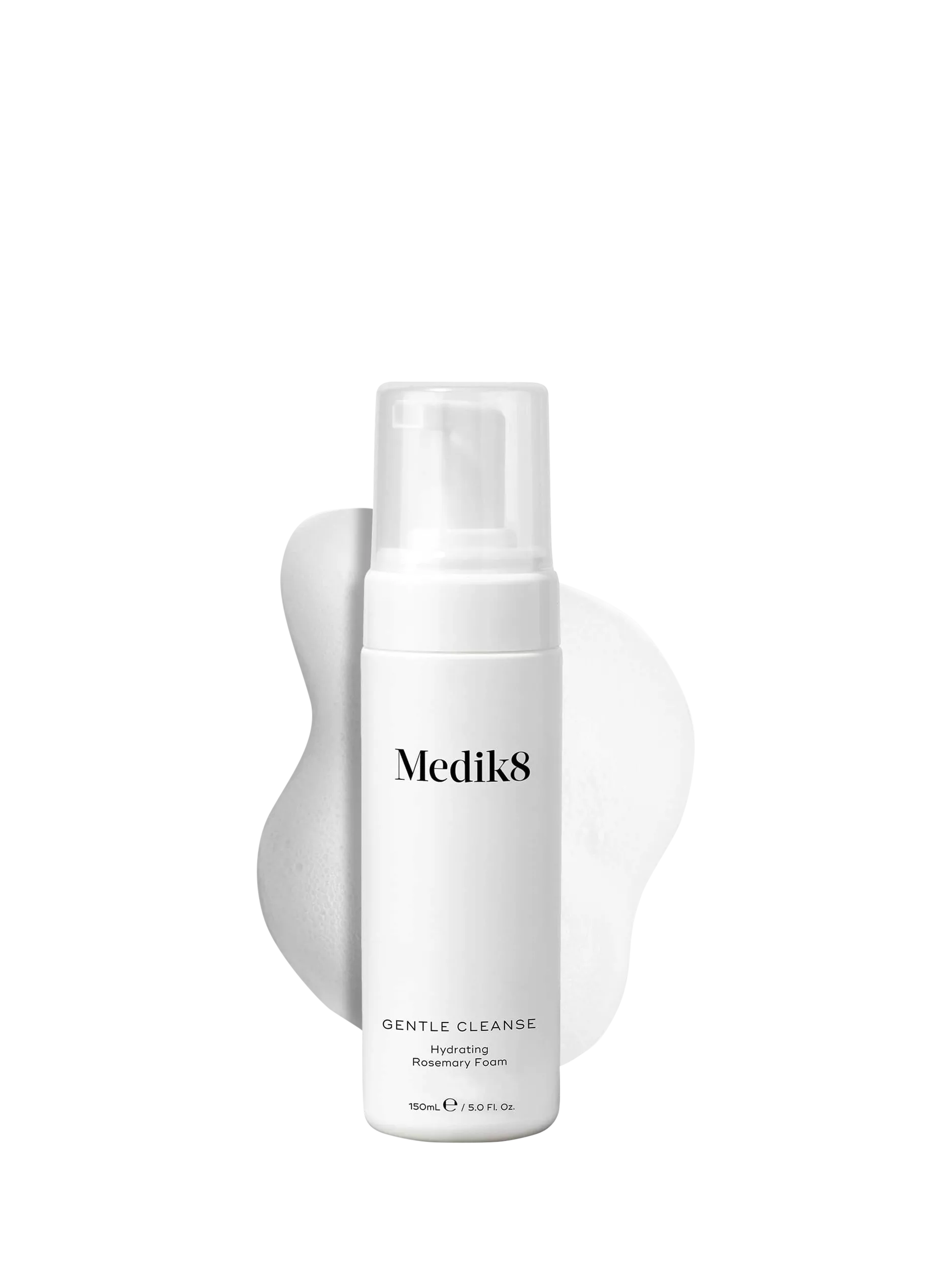 Medik8 hydrating rosemary foam cleanser 150ml, imported from the UK