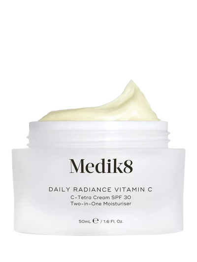 John Lewis Medik8 Daily Radiance Vitamin C C-Tetra Cream SPF 30 Moisturiser 50ml- Buy online at McGrocer