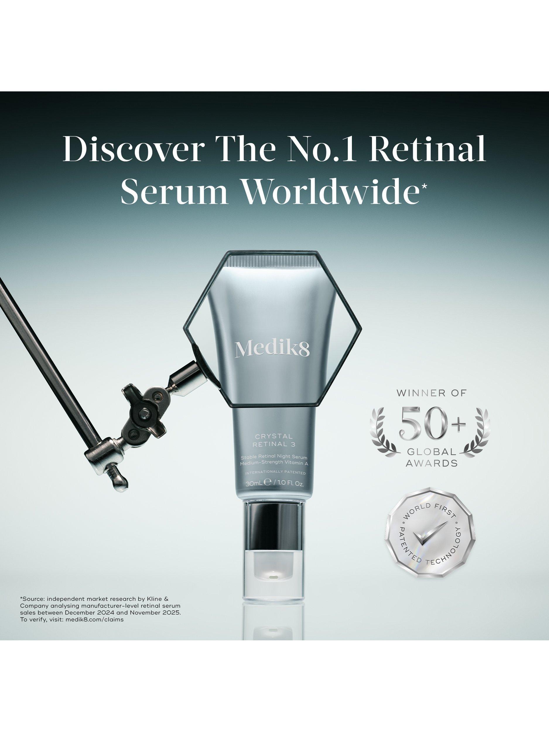 Medik8 Crystal Retinal 6 night serum 30ml, imported from the UK