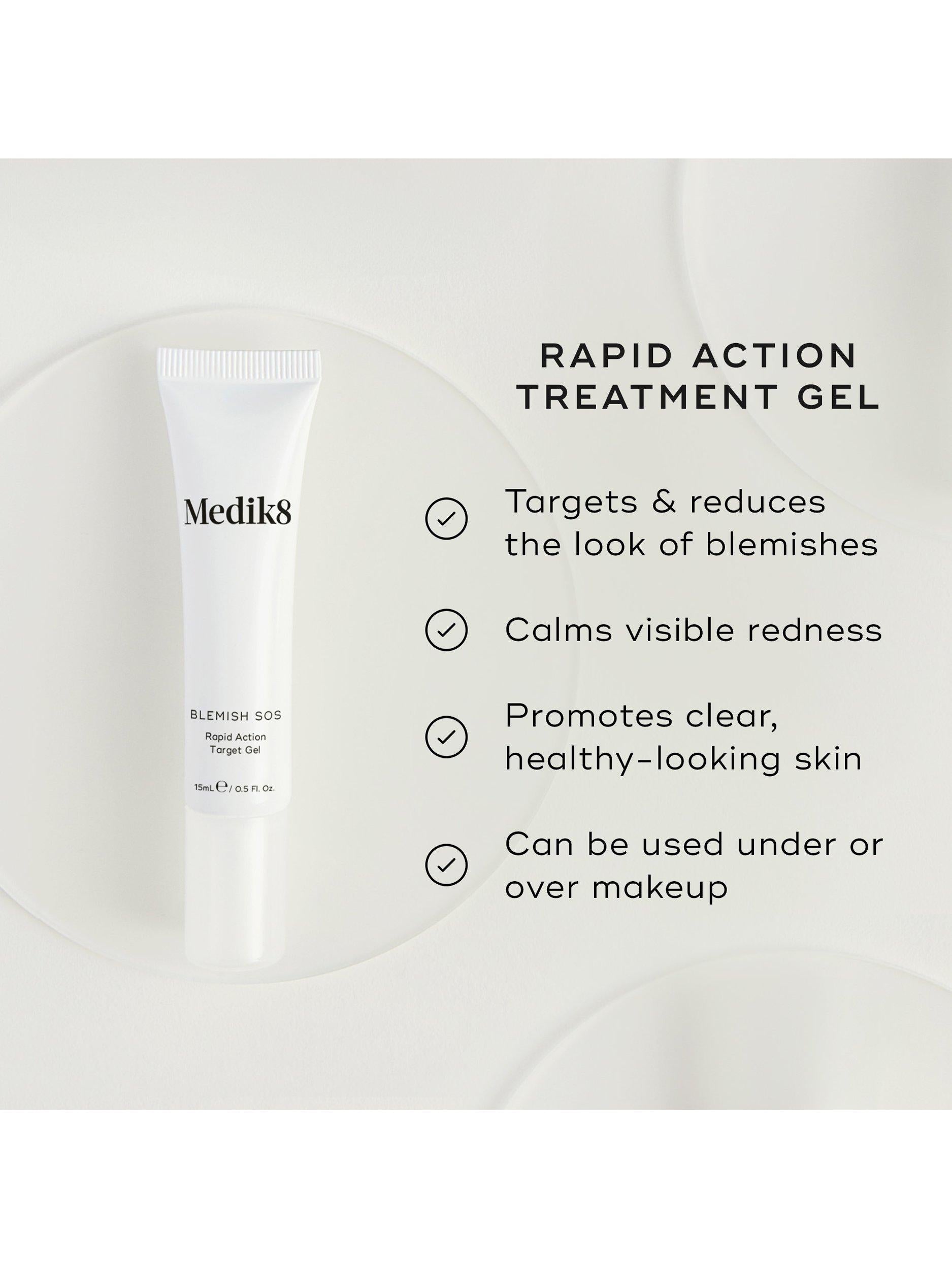 Medik8 Blemish SOS target gel 15ml, imported from the UK