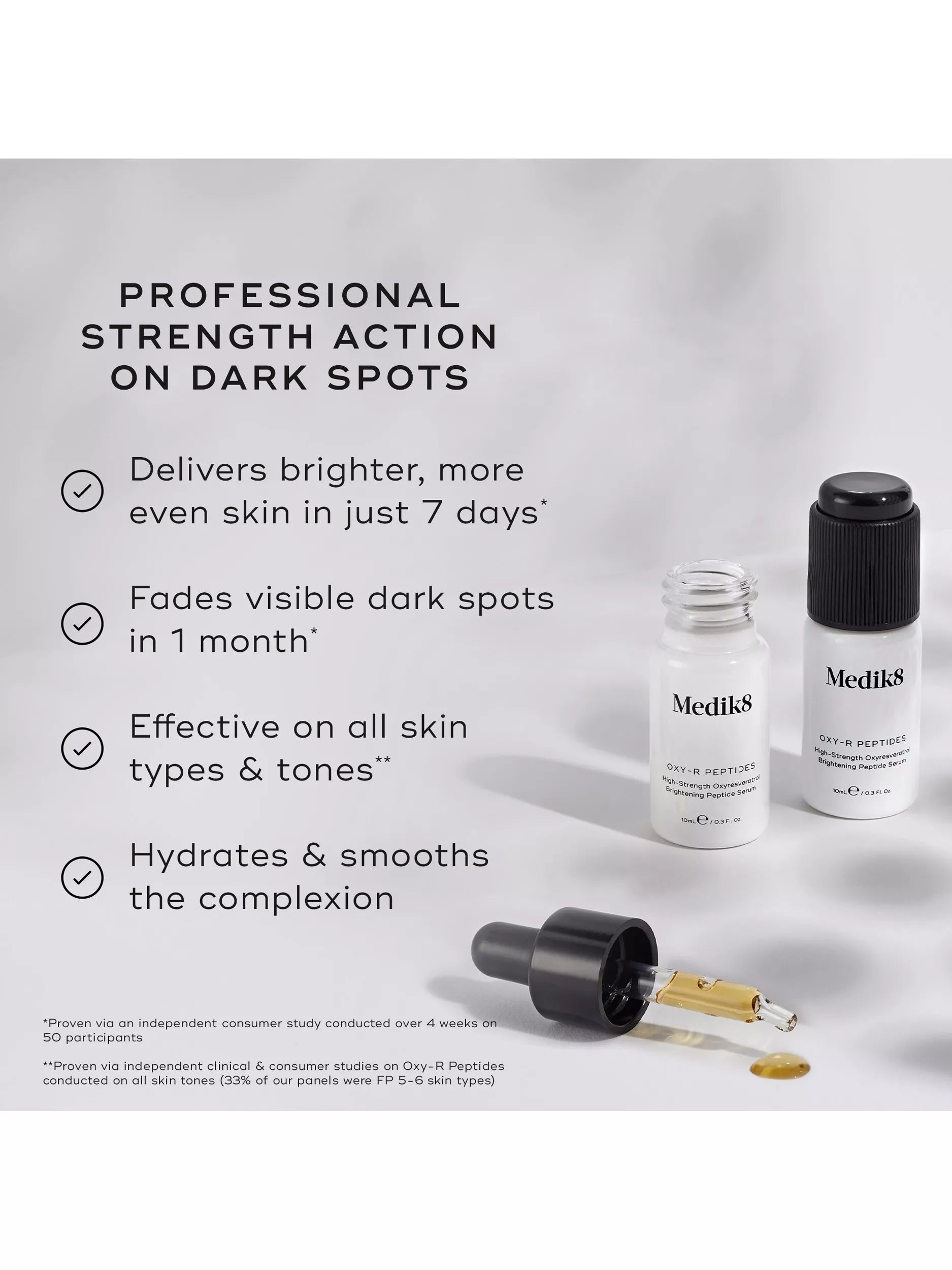 Medik8 Oxy-R Peptides brightening peptide serum 20ml, UK version