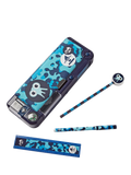Tinc Tonkin Snap Filled Pencil Case Blue, imported from the UK