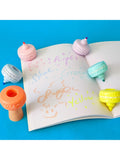 Tinc macaroon-themed stacking highlighter pen set, 5 pieces (British brand)