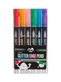Tinc glitter edge pens multi colour pack of 6 (British brand)