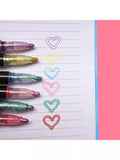Tinc glitter edge pens multi colour pack of 6 (British brand)