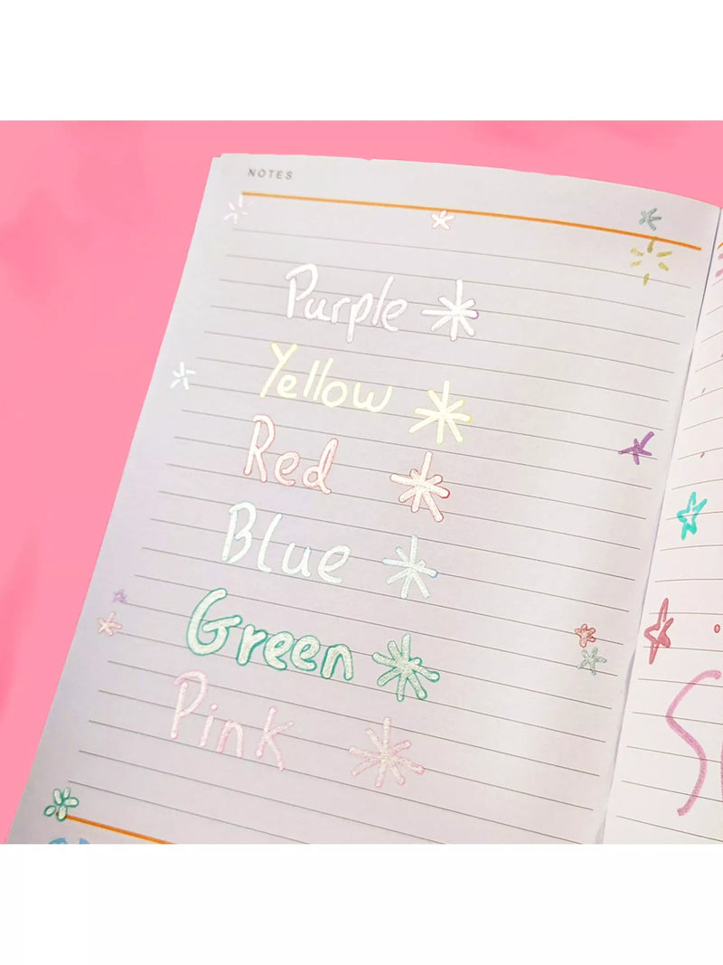 Tinc glitter edge pens multi colour pack of 6 (British brand)