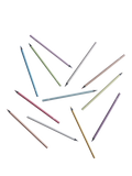 Tinc metallic colouring pencil set, multi-coloured, 12 count (British brand)