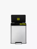 EKO 2 section recycling pedal bin 36L and 24L - British product