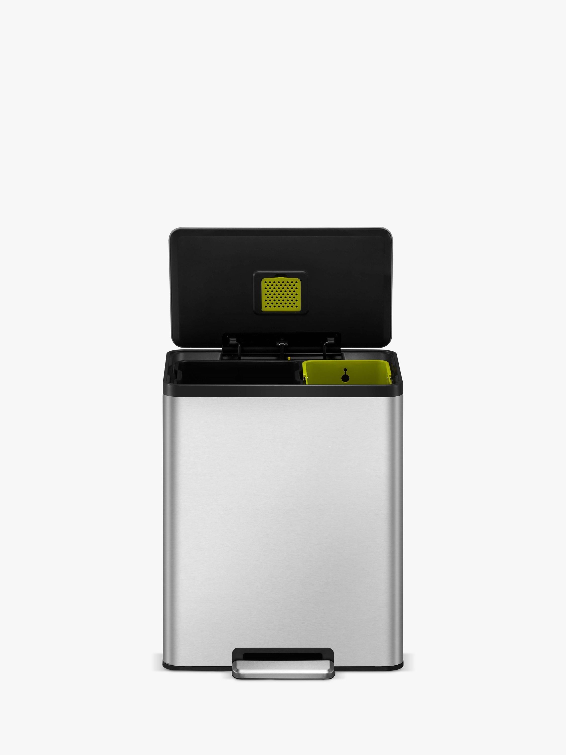 EKO 2 section recycling pedal bin 36L and 24L - British product