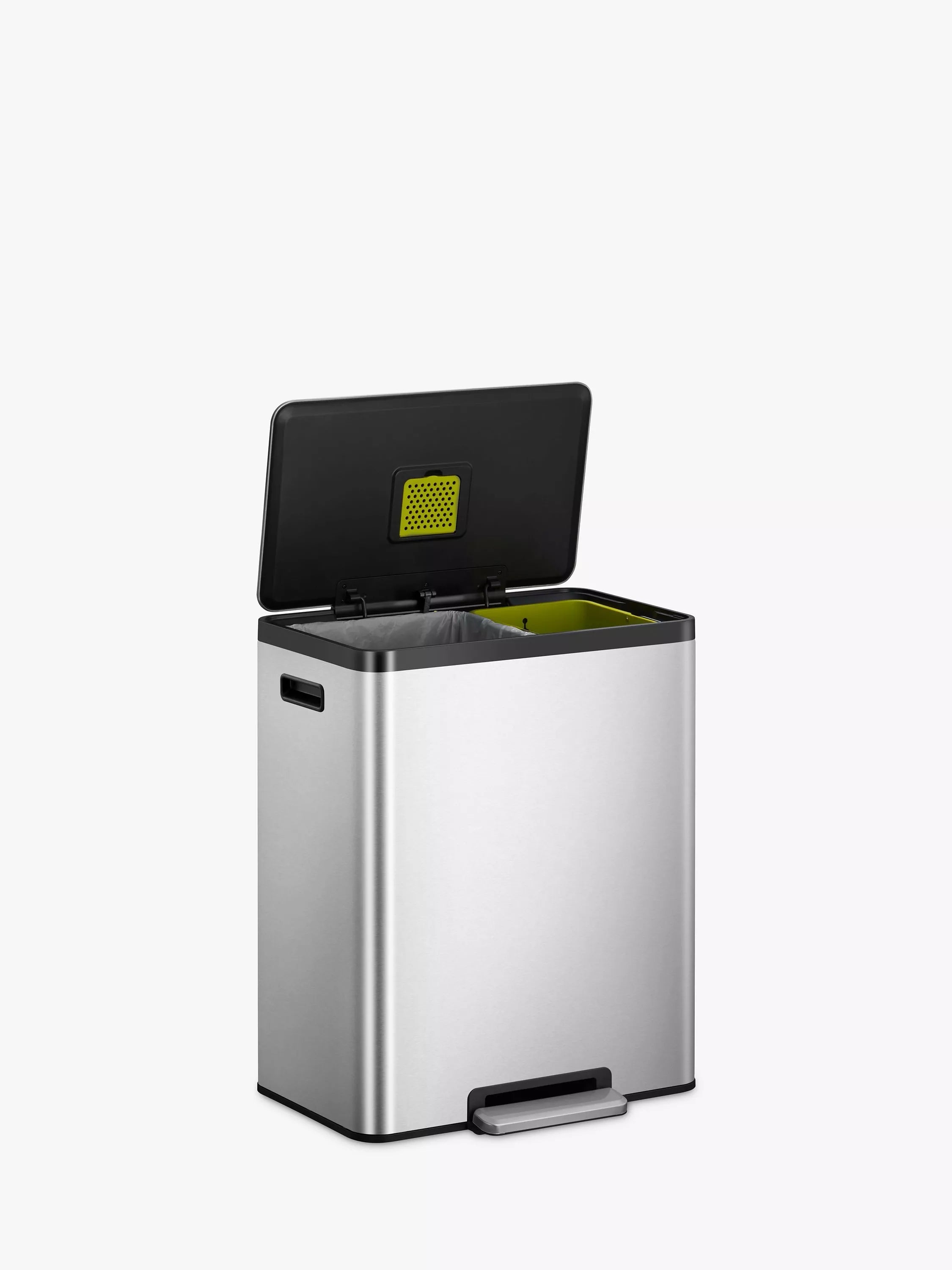 EKO 2 section recycling pedal bin 36L and 24L - British product