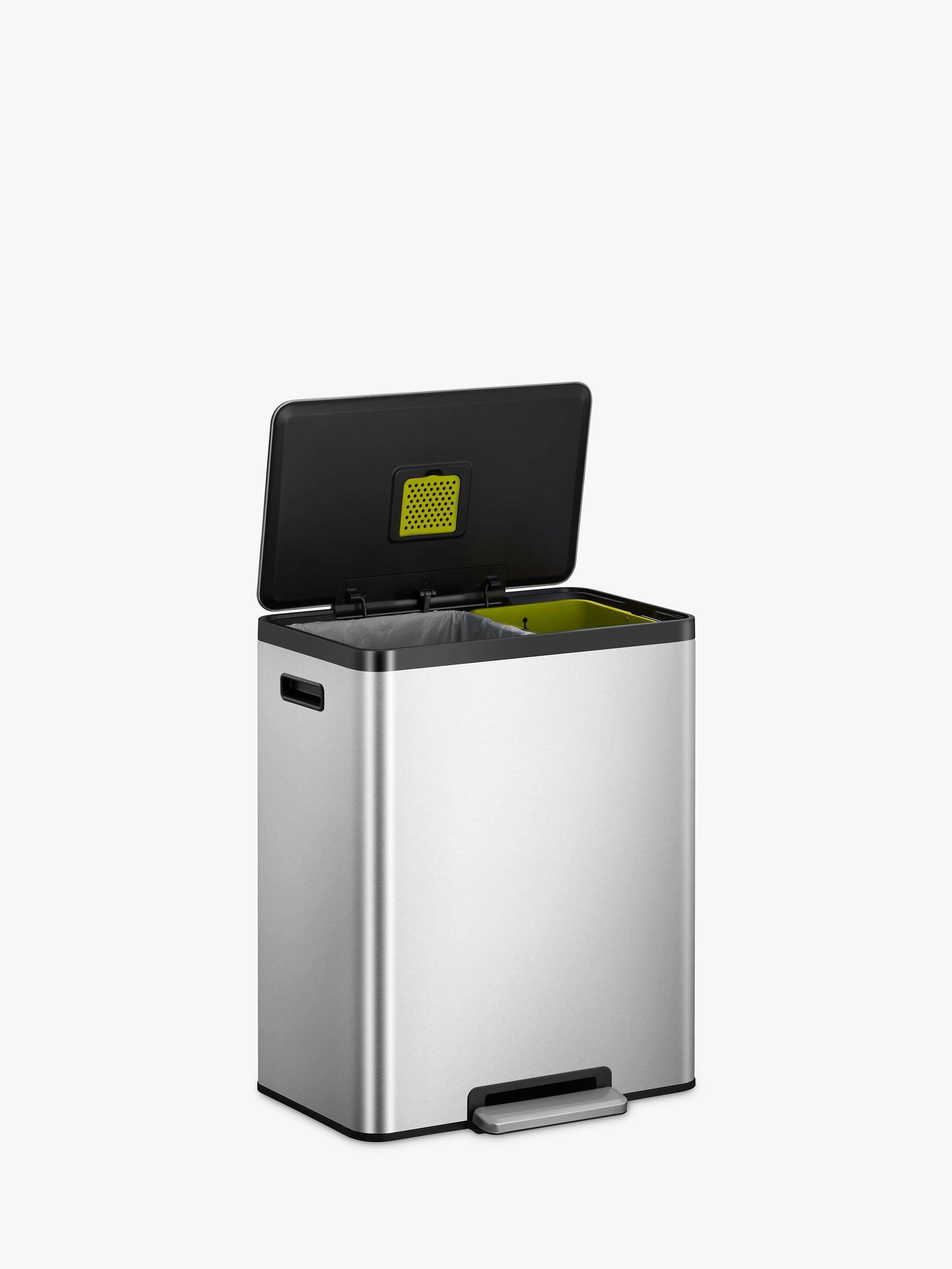 EKO 2 section recycling pedal bin 36L and 24L - British product