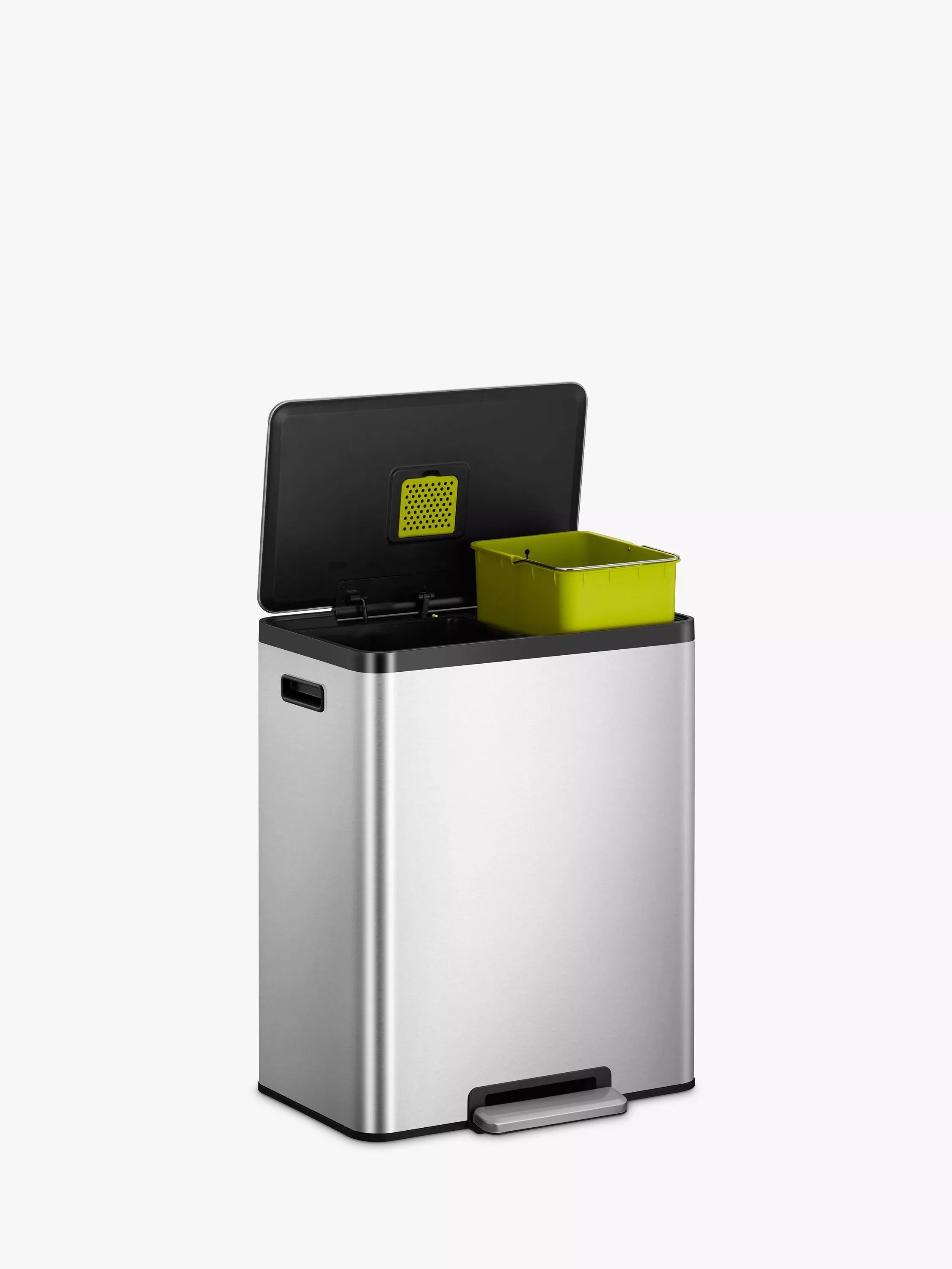 EKO 2 section recycling pedal bin 36L and 24L - British product