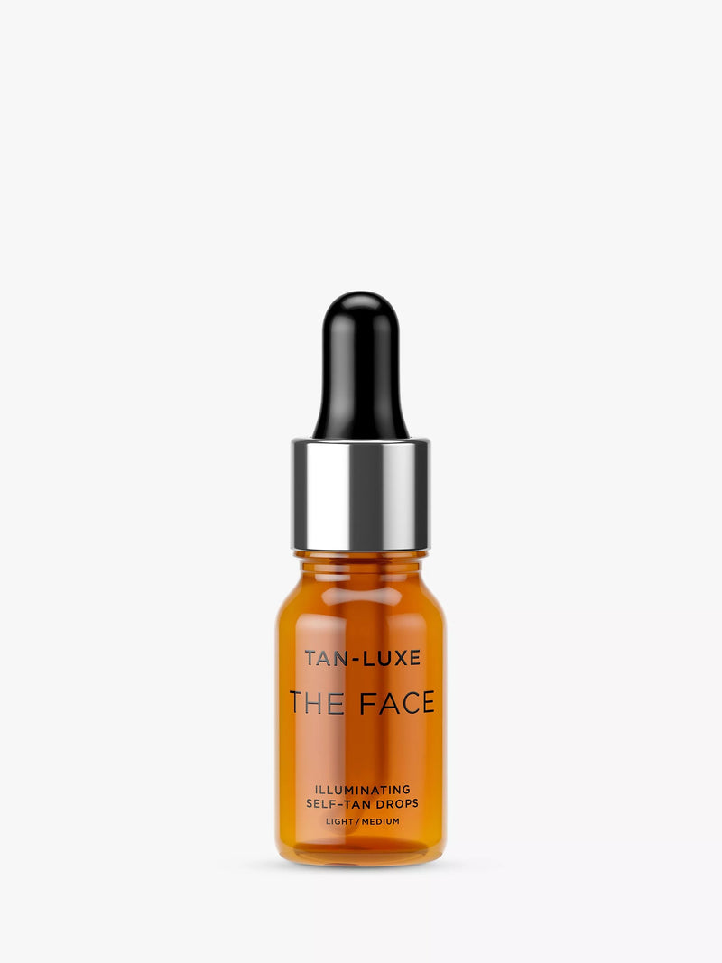 Tan-Luxe face self-tan drops 10ml Light/Medium, UK version