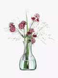 LSA International trio of clear mini vases, 11cm height, UK version