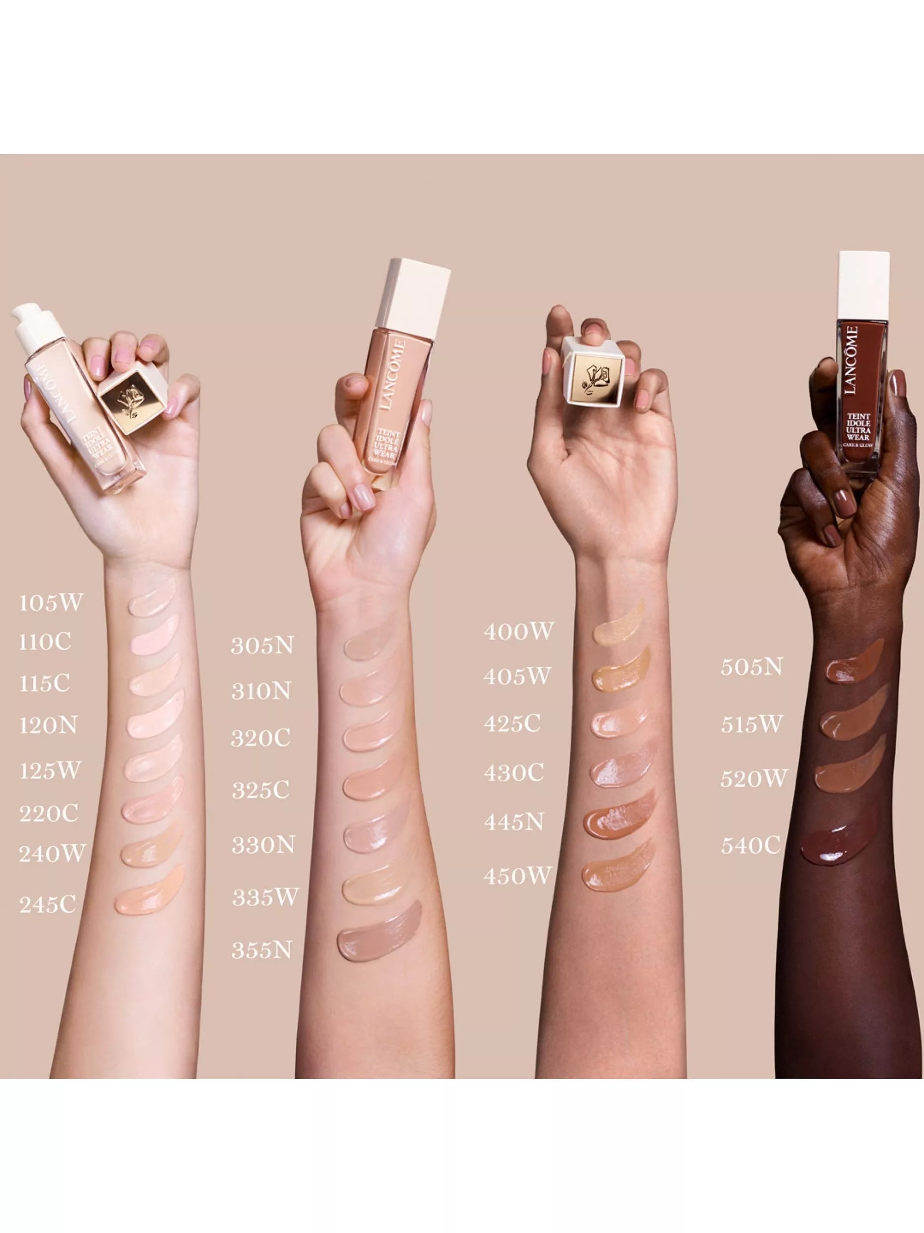 Lancôme Teint Idole Ultra Wear Care & Glow foundation, UK version