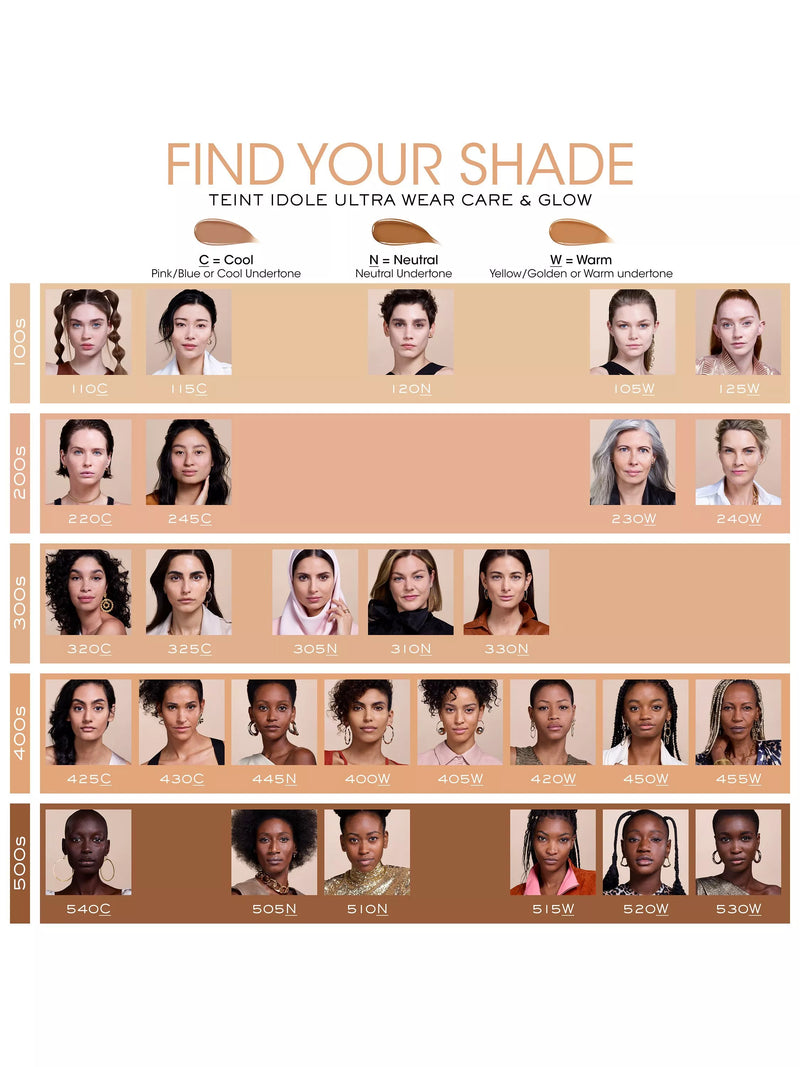 Lancôme Teint Idole Ultra Wear Care & Glow foundation, UK version