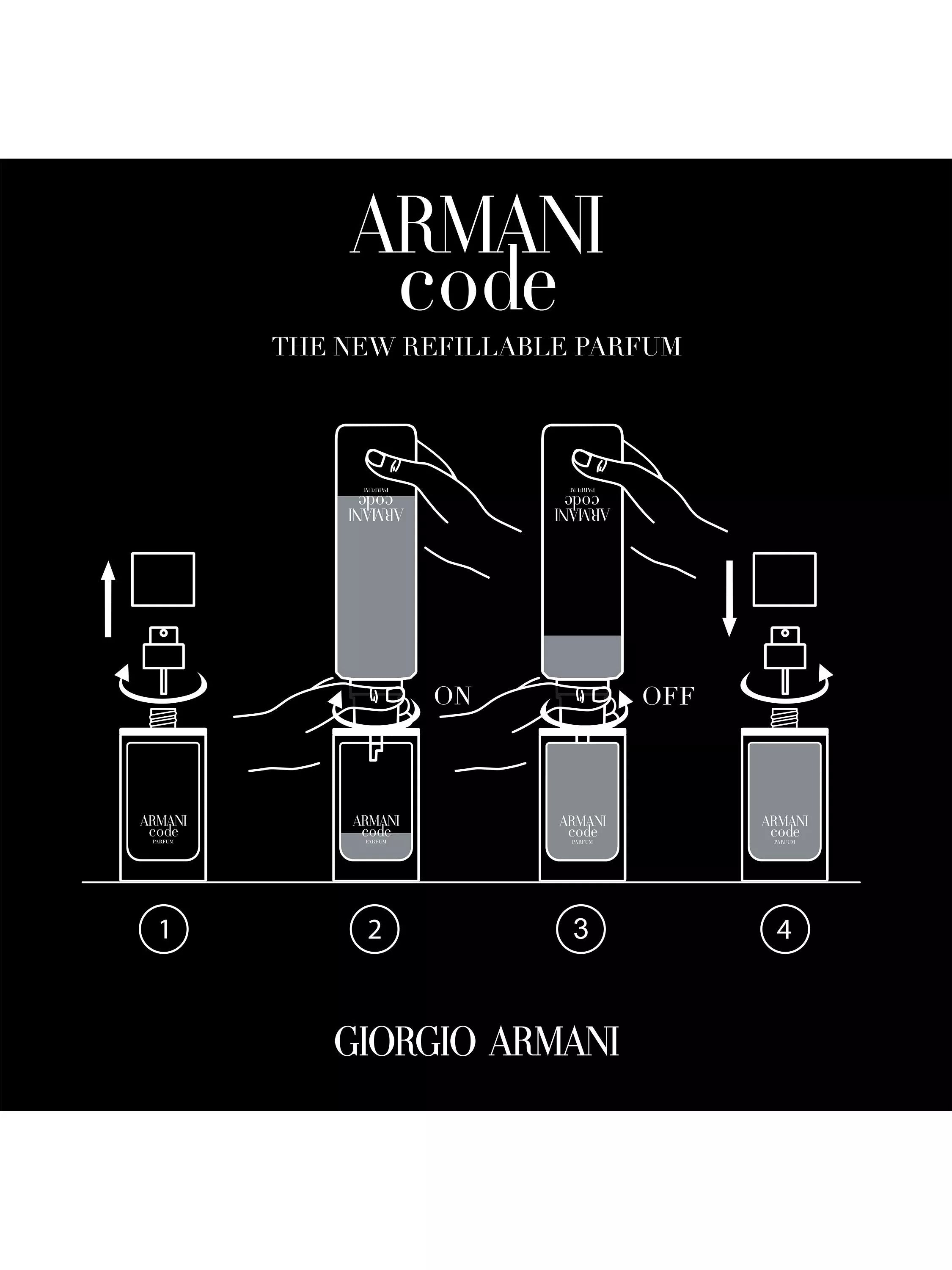 Giorgio Armani Code Le Parfum refill 150ml (British brand)