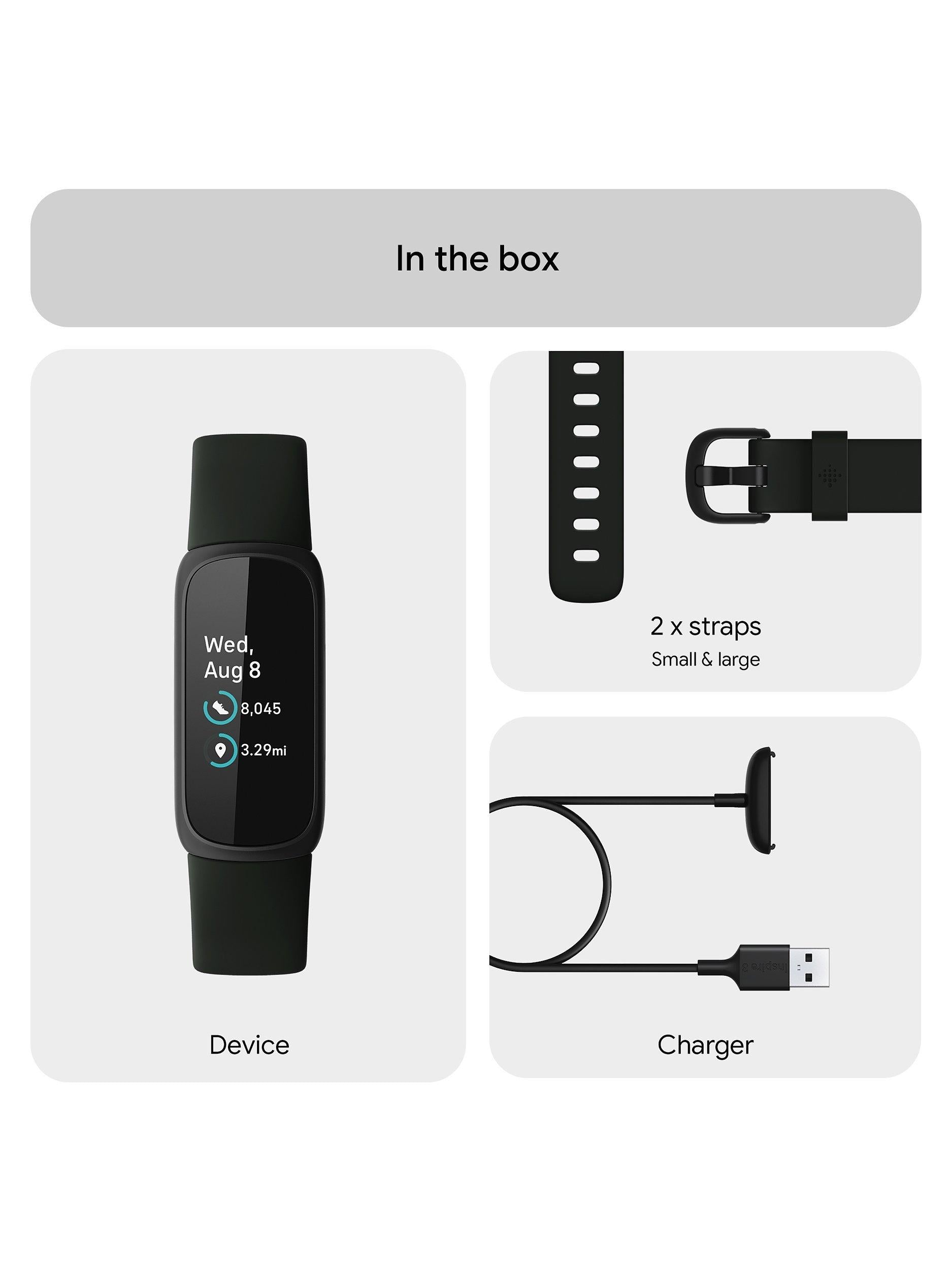 Fitbit Inspire 3 fitness tracker, UK version