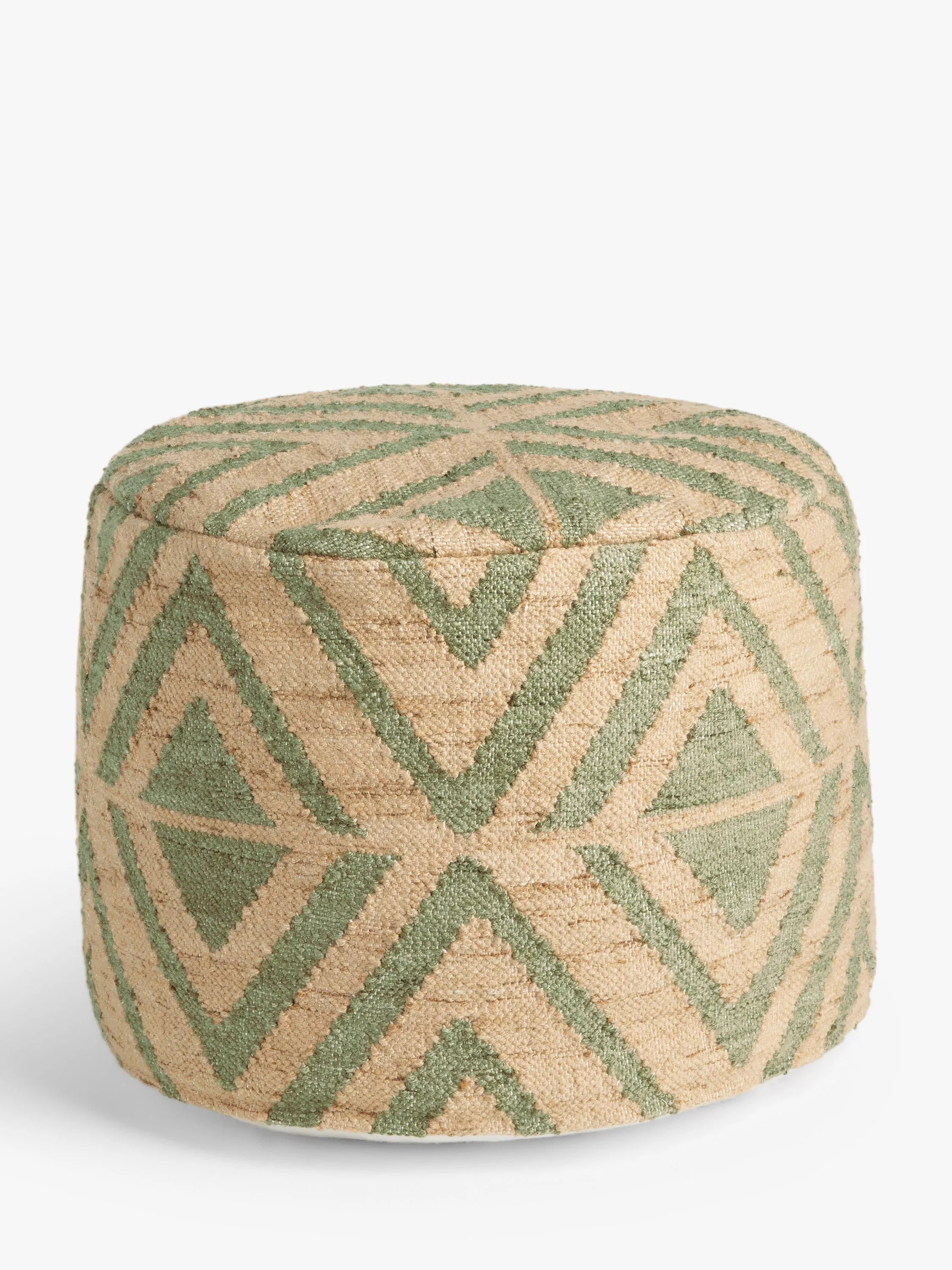 John Lewis outdoor faux jute pouffe, UK version