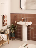 John Lewis silver metal towel rail 23.5cm, imported from the UK
