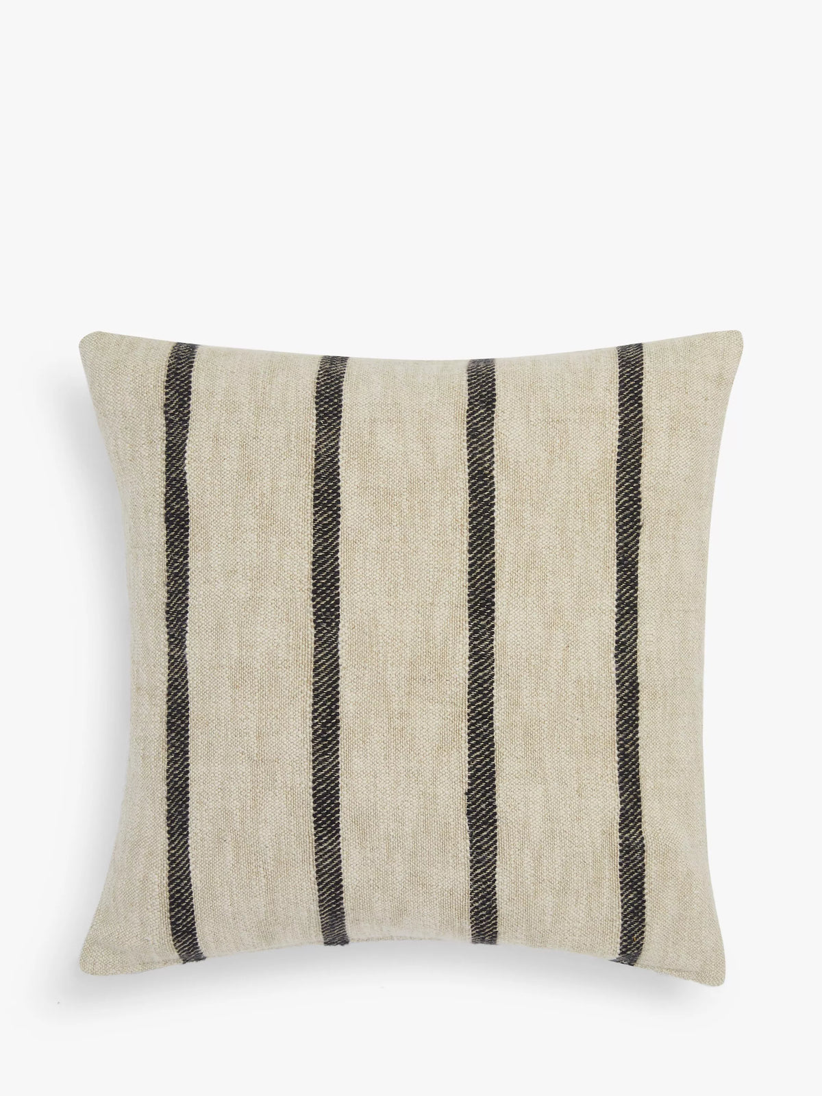 Coussin rayé en lin naturel John Lewis, version britannique