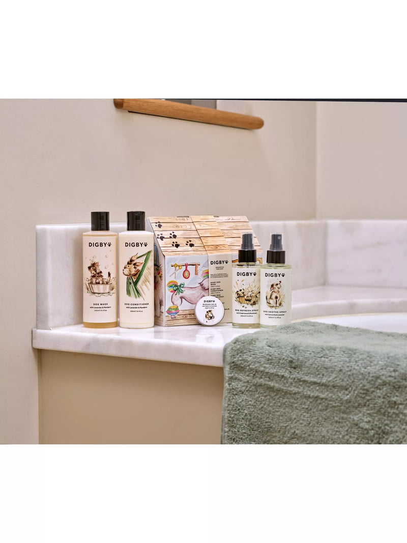 Bramley Digby dog grooming parlour gift set - British product