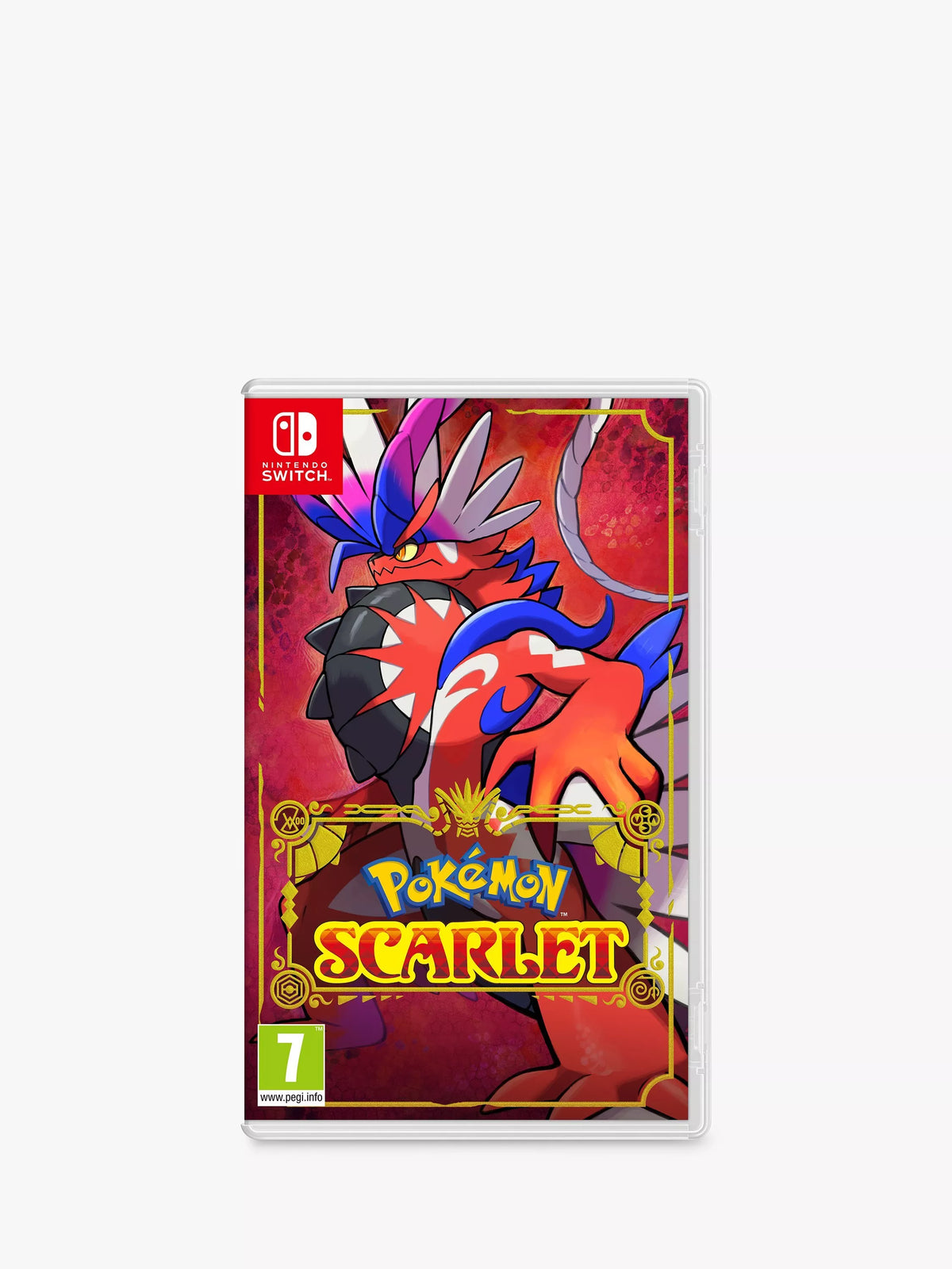 Pokémon Scarlet Nintendo Switch videospill, importert fra Storbritannia