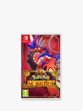 Pokémon Scarlet Nintendo Switch videospill, importert fra Storbritannia