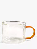 John Lewis Glass Coffee Mug, 280ml