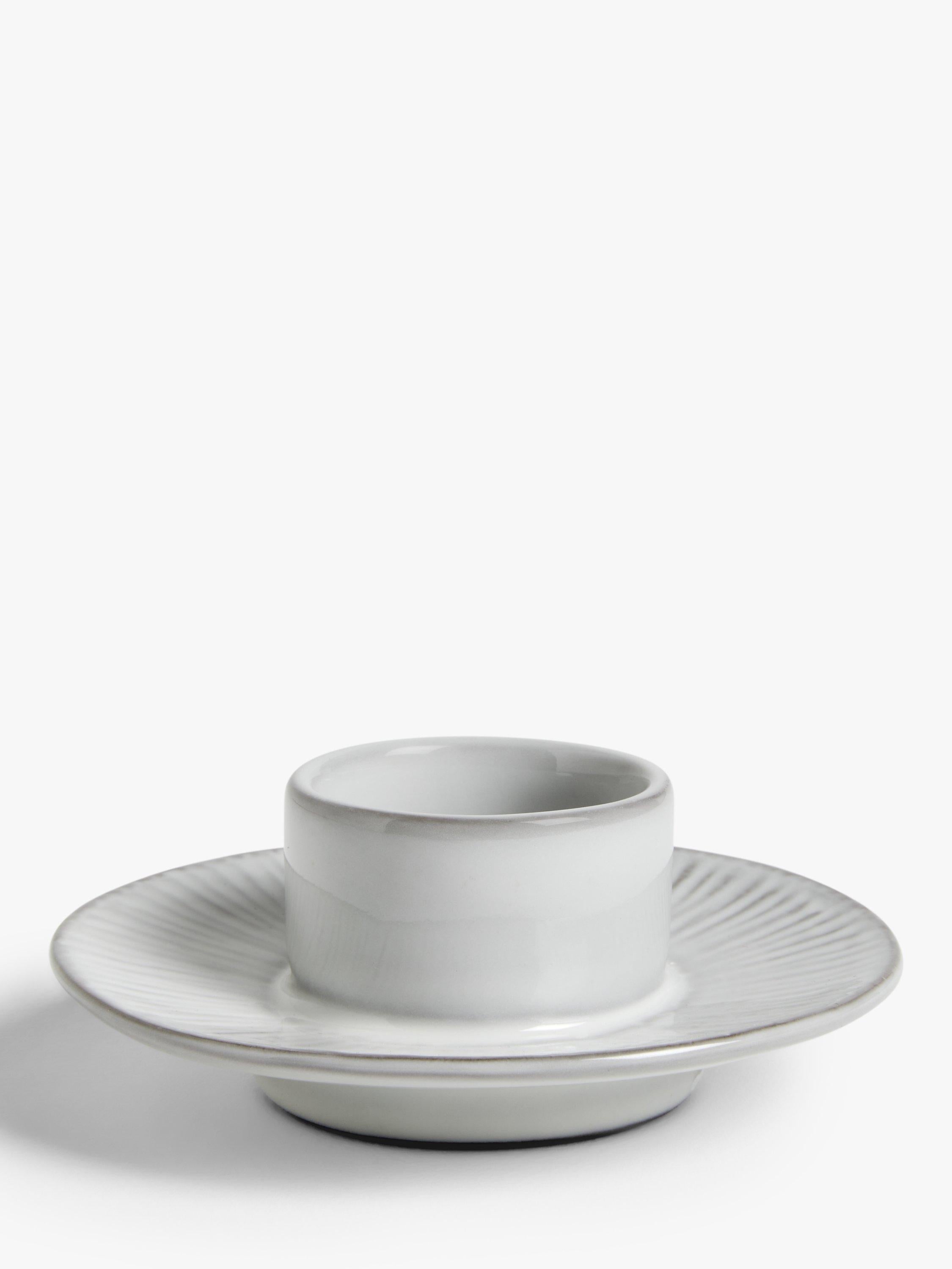 John Lewis Leckford stoneware egg cup in grey, UK version