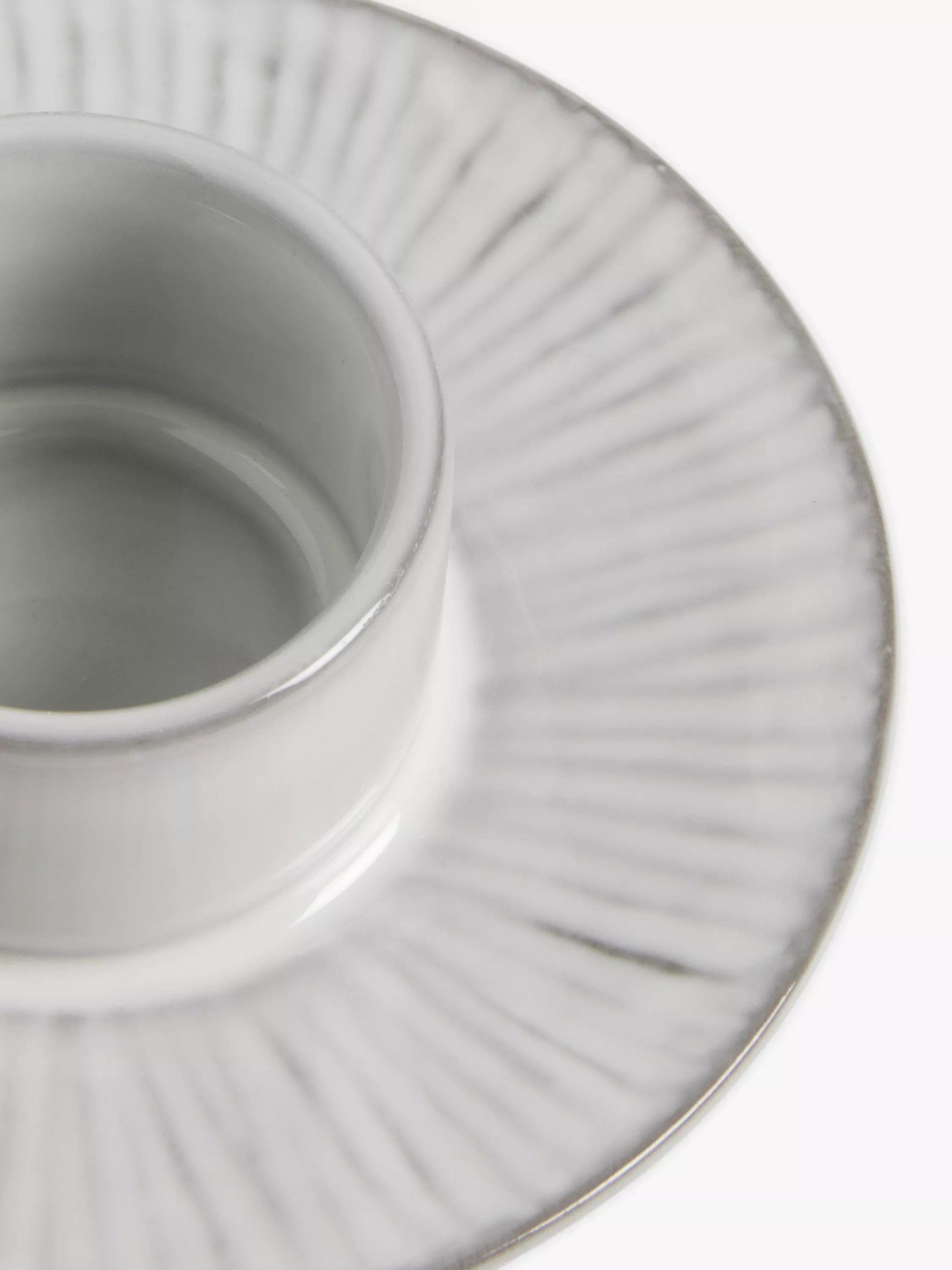 John Lewis Leckford stoneware egg cup in grey, UK version