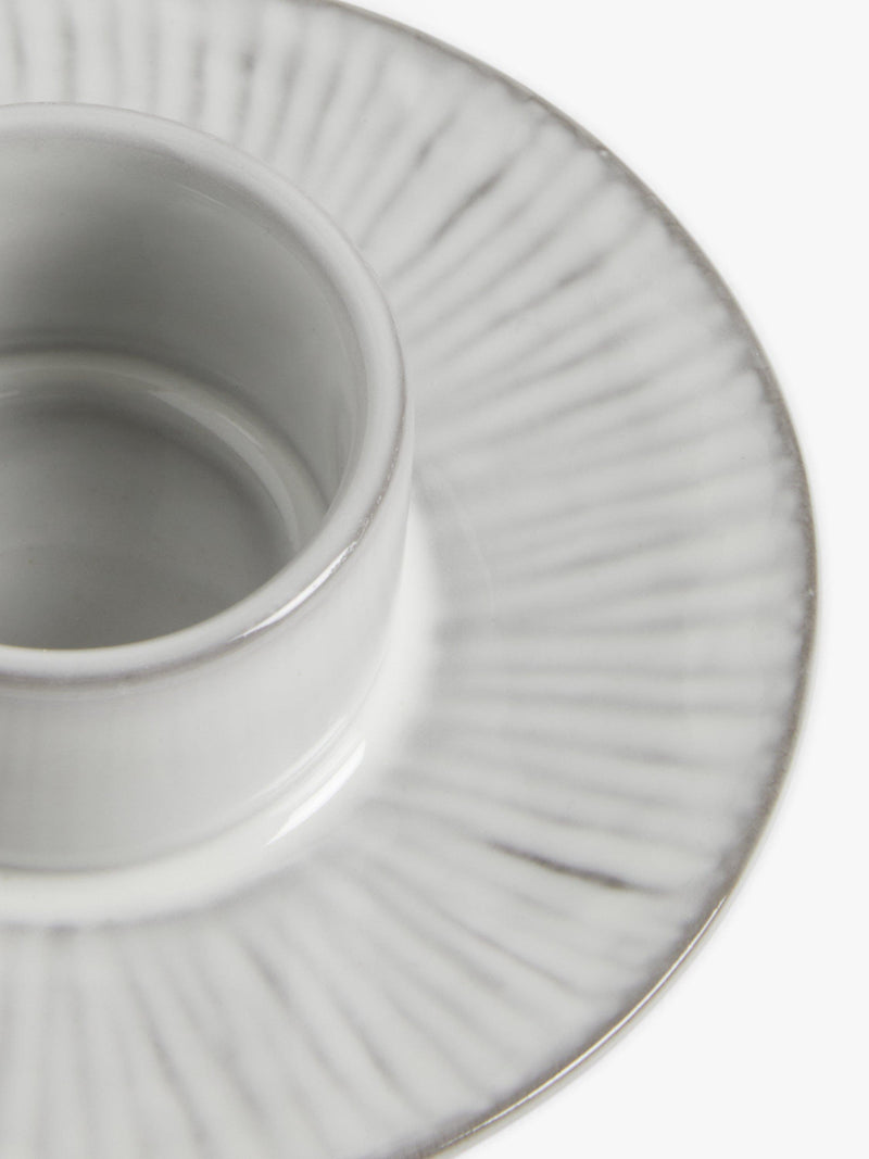 John Lewis Leckford stoneware egg cup in grey, UK version