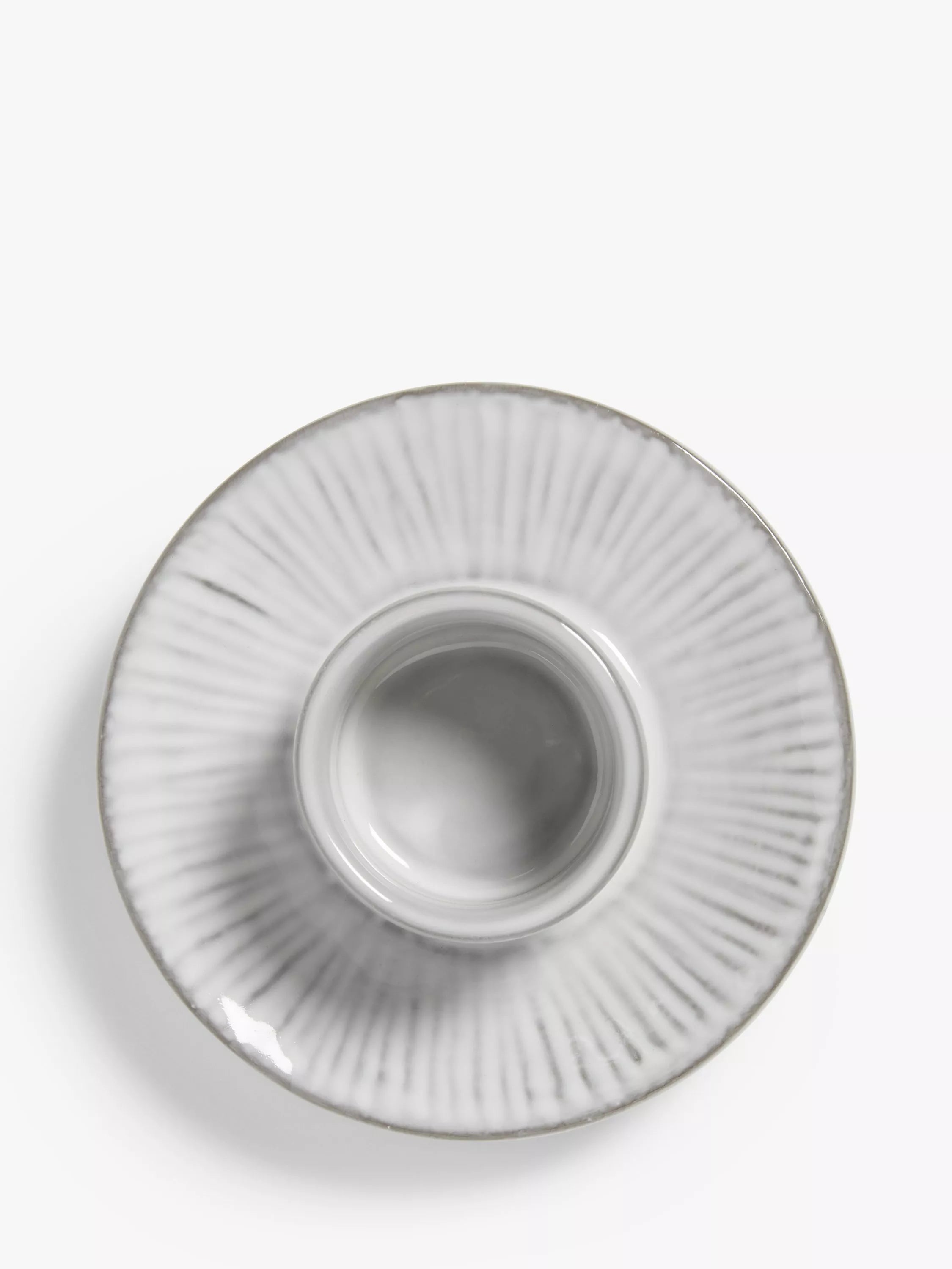 John Lewis Leckford stoneware egg cup in grey, UK version