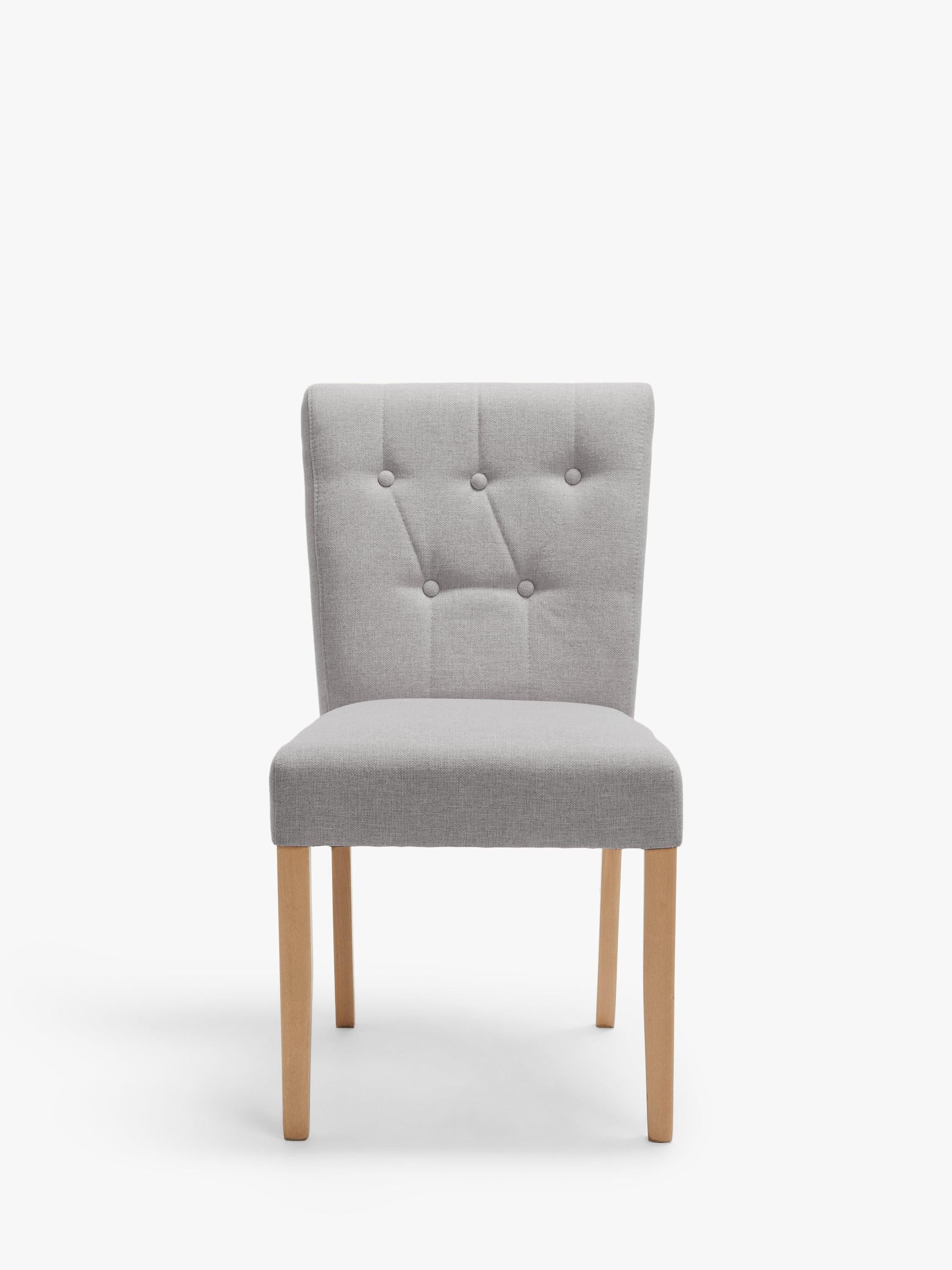 John Lewis Margo dining chair set in brushed tweed - British brand